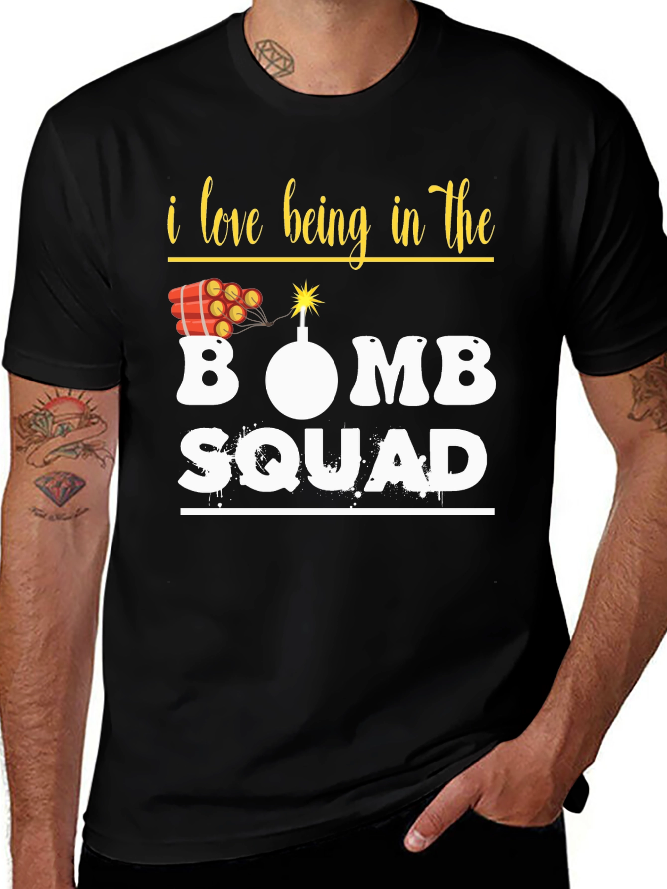 Bomb Squad Graphic Tee - Explosive Humor T-Shirt