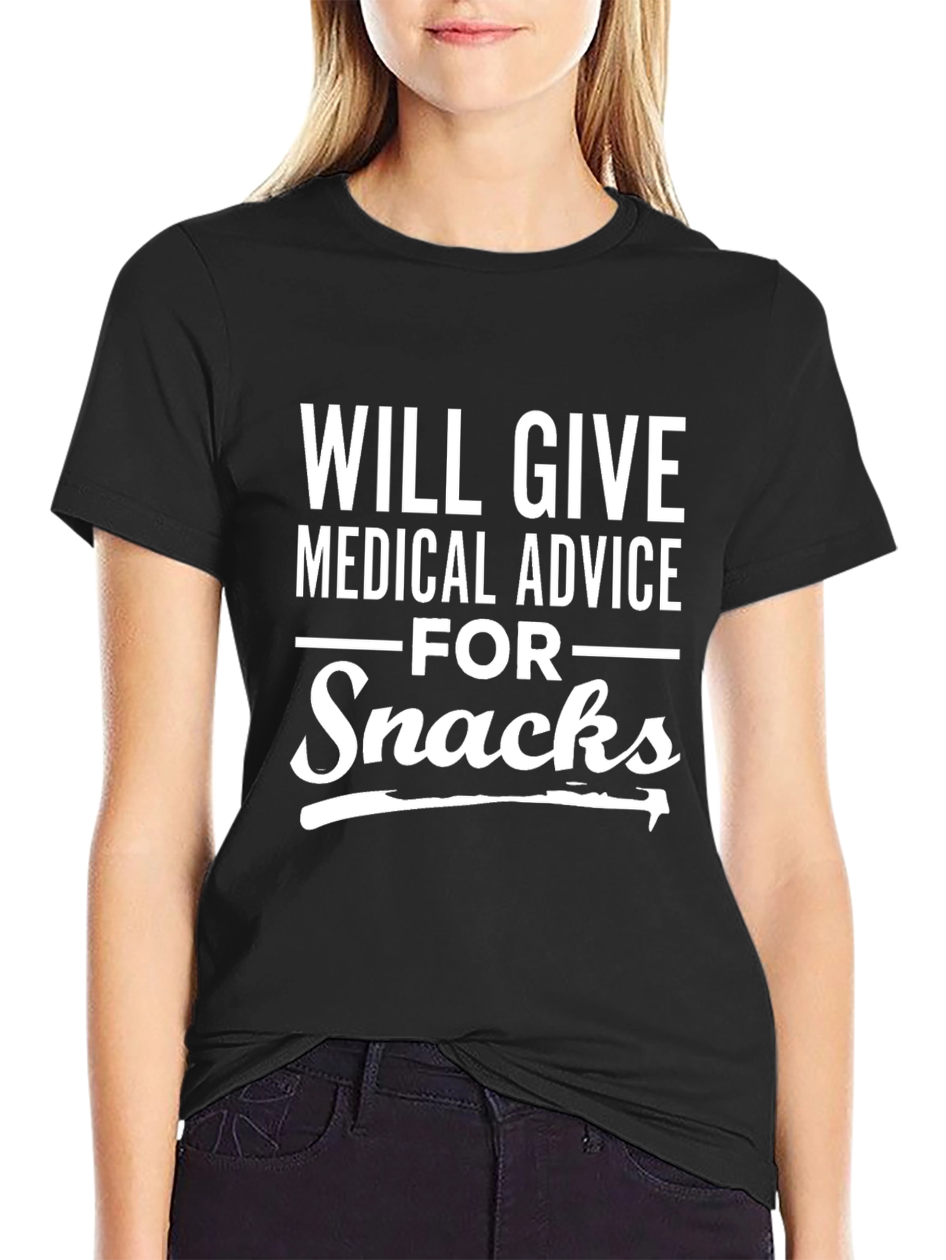 Medical Advice for Snacks Graphic Tee