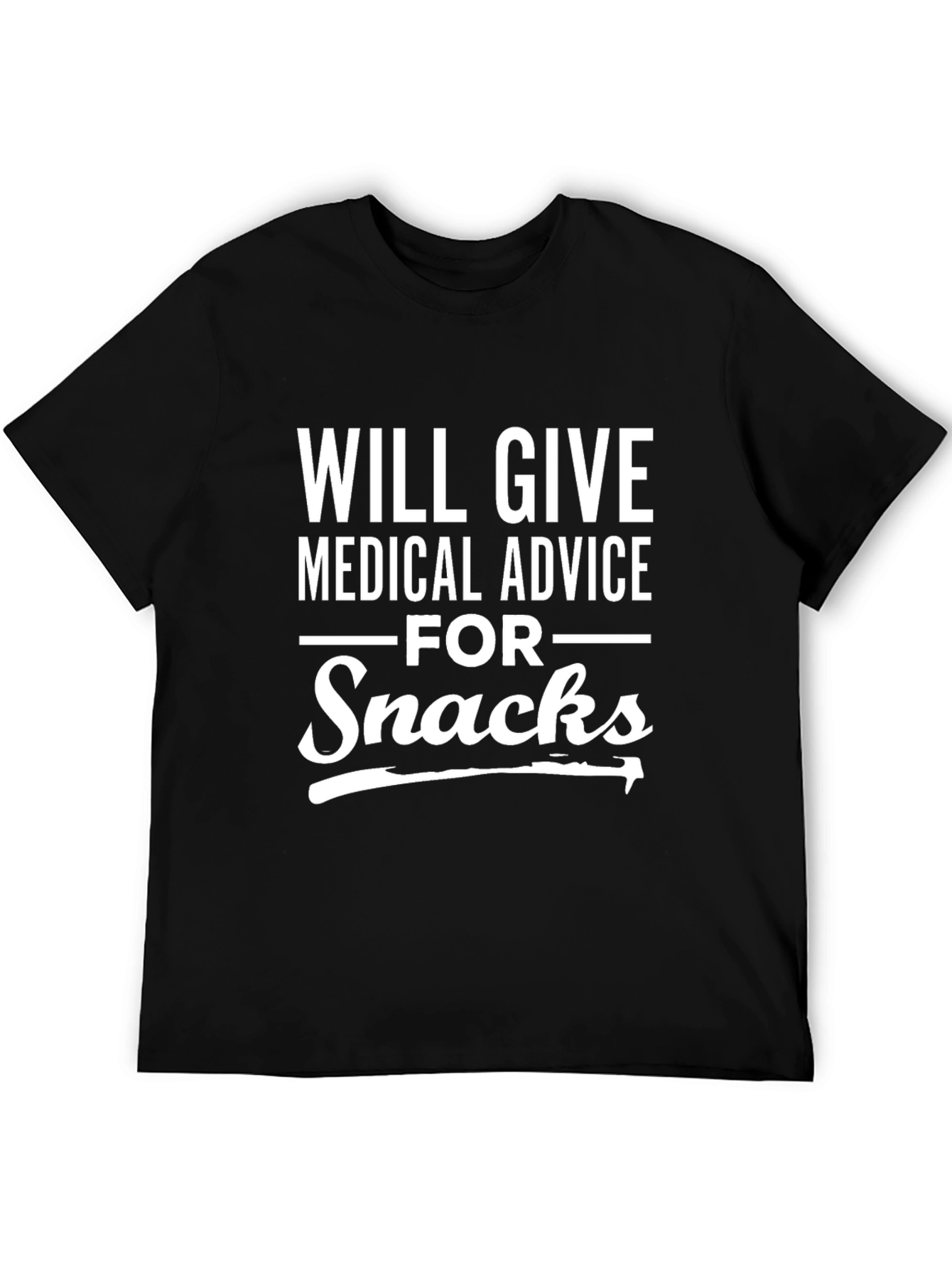 Medical Advice for Snacks Graphic Tee