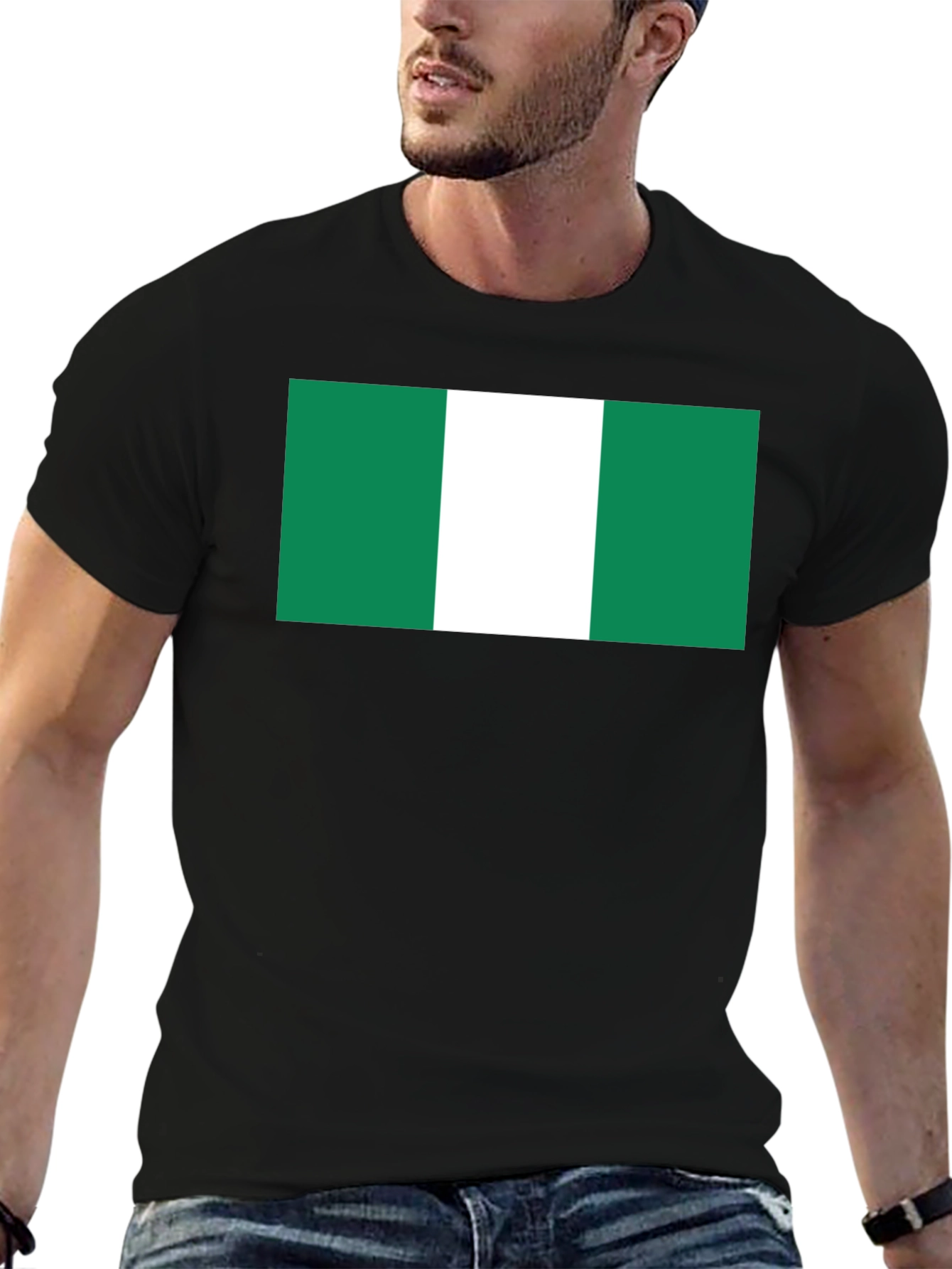 Nigeria Flag T-Shirt - Green & White Pride Tee