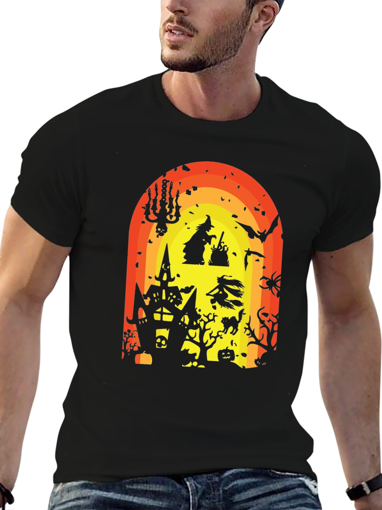 Halloween Graphic Tee - Spooky Season Style!