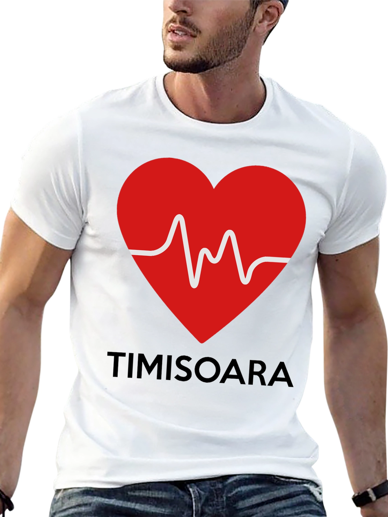 Timisoara Heartbeat T-Shirt - Romania Pride