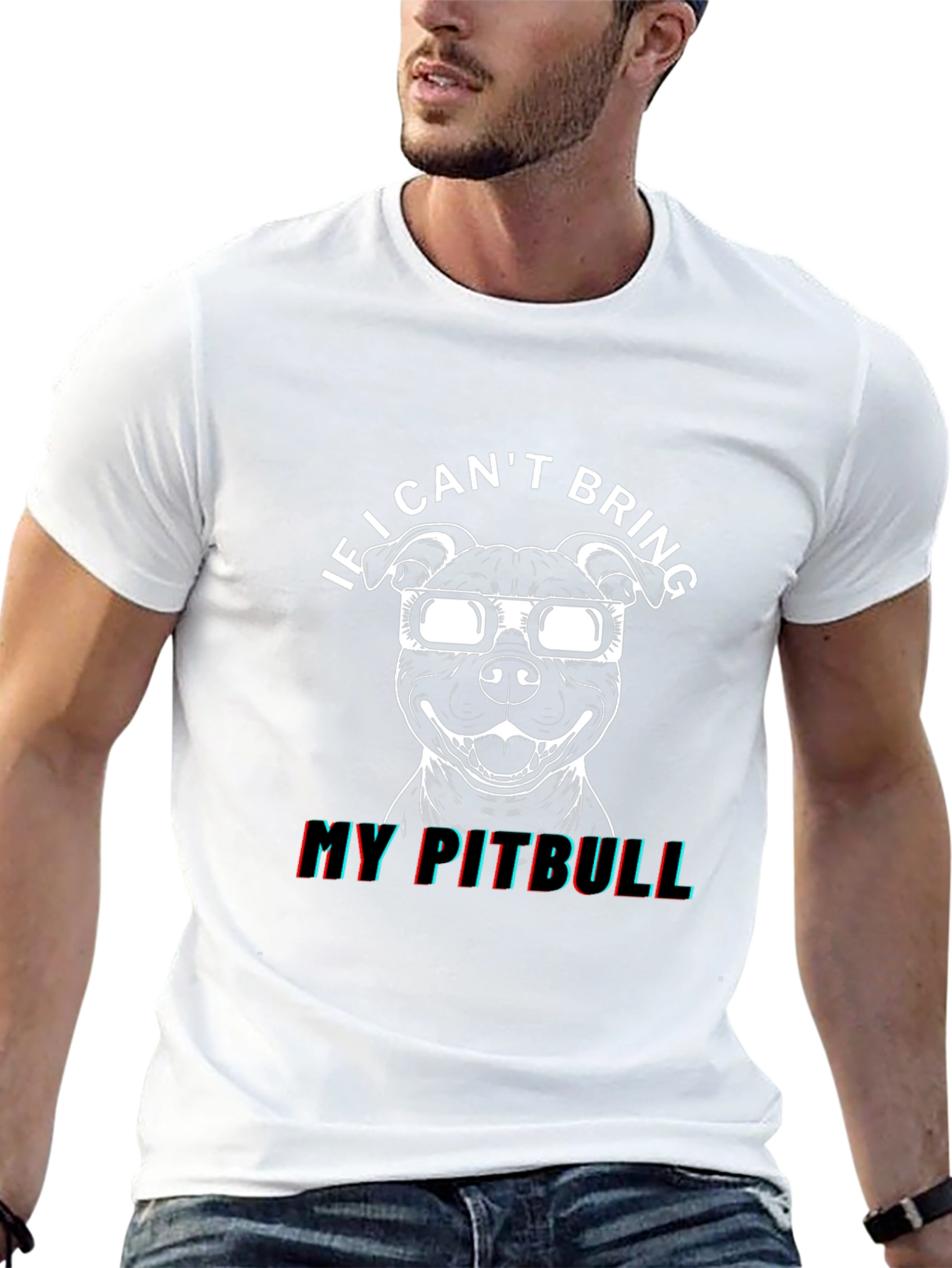 Cool Pitbull T-Shirt: If I Cant Bring My Pitbull!