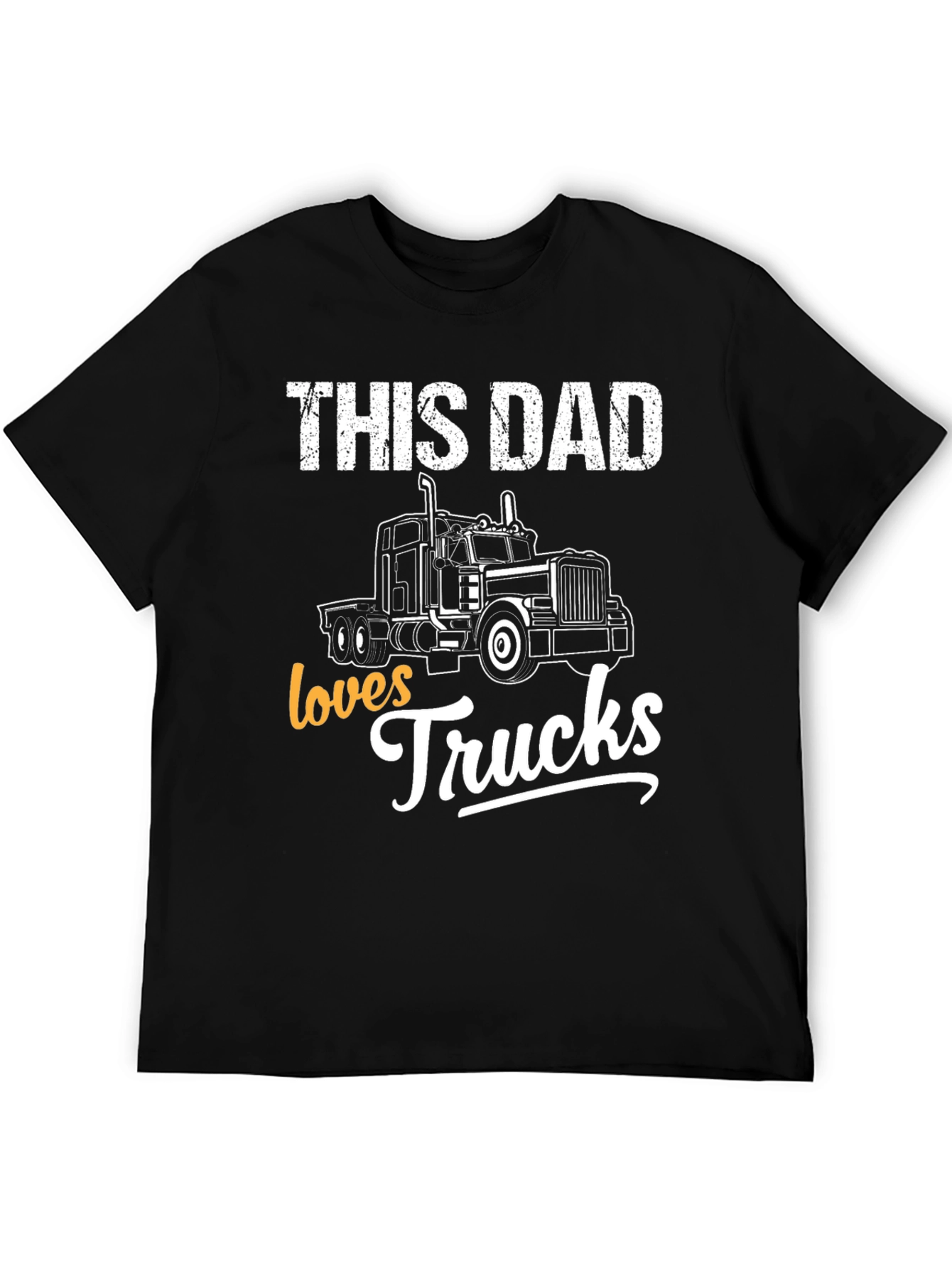 This Dad Loves Trucks T-Shirt - Fathers Day Gift