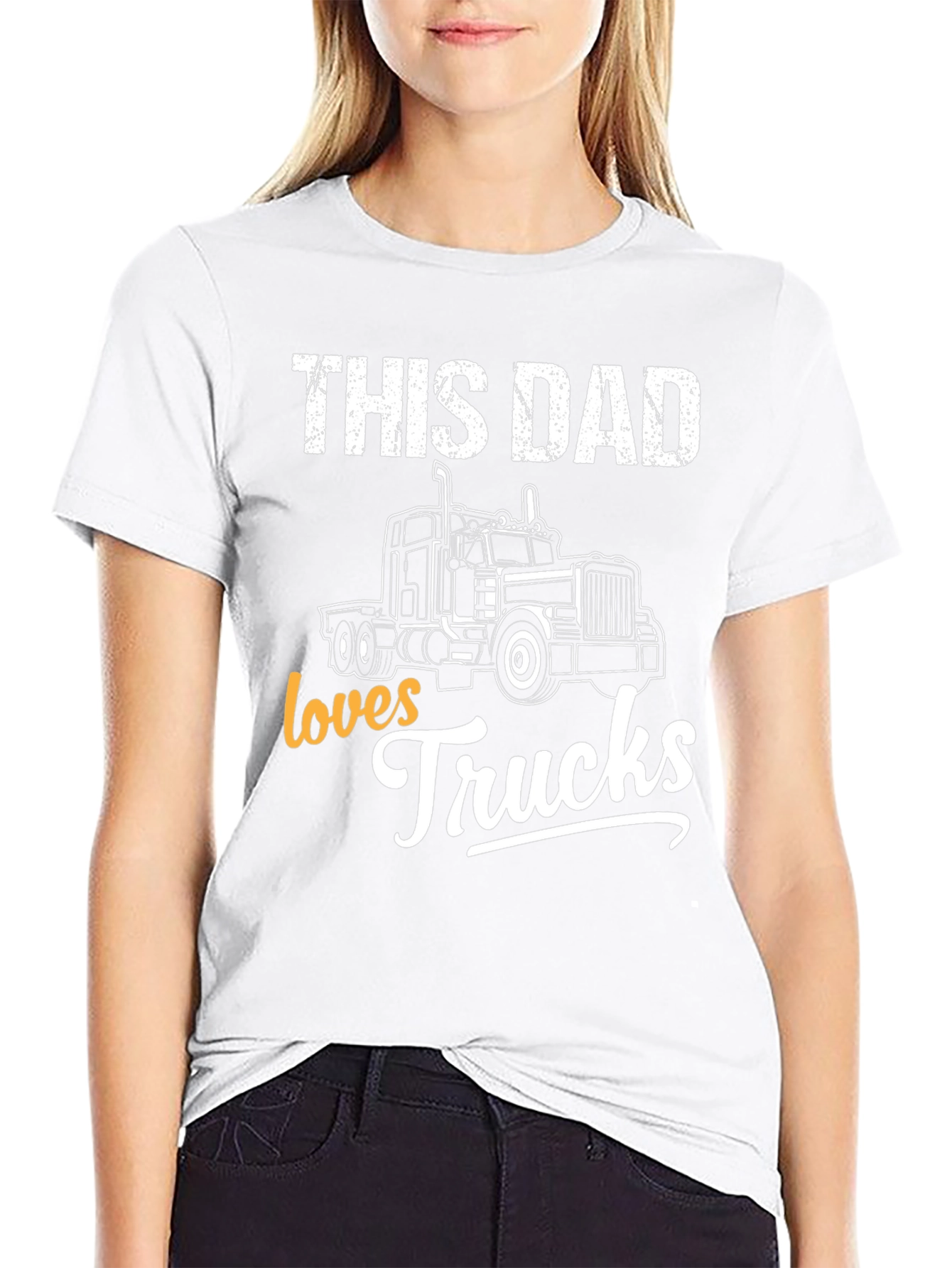 This Dad Loves Trucks T-Shirt - Fathers Day Gift