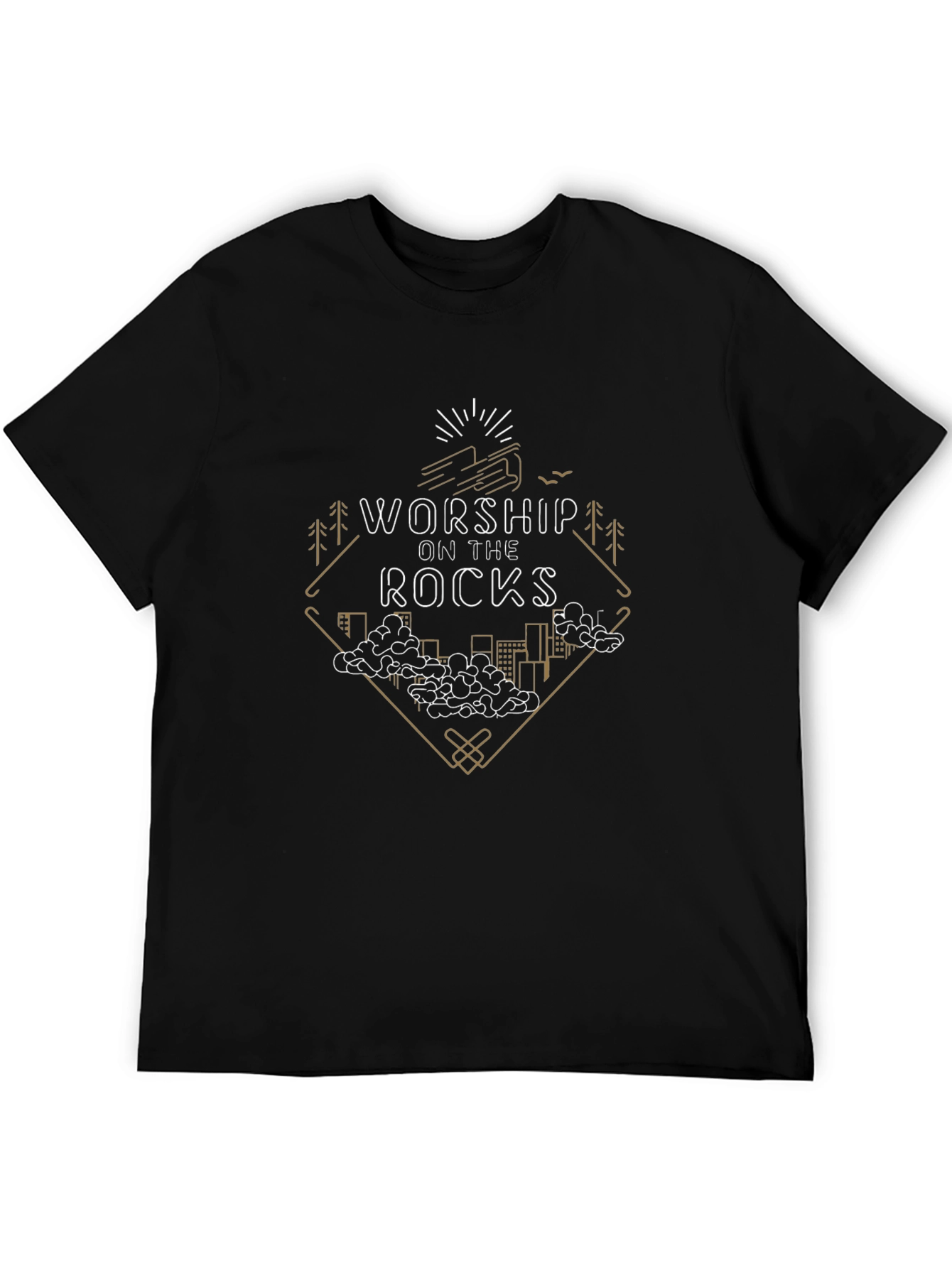 Worship on the Rocks Graphic Tee