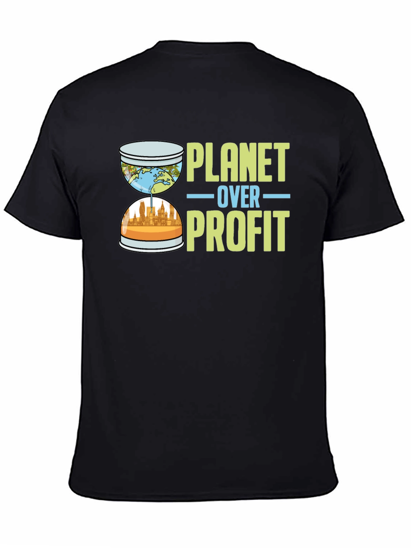Planet Over Profit Graphic Tee - Eco-Conscious Apparel