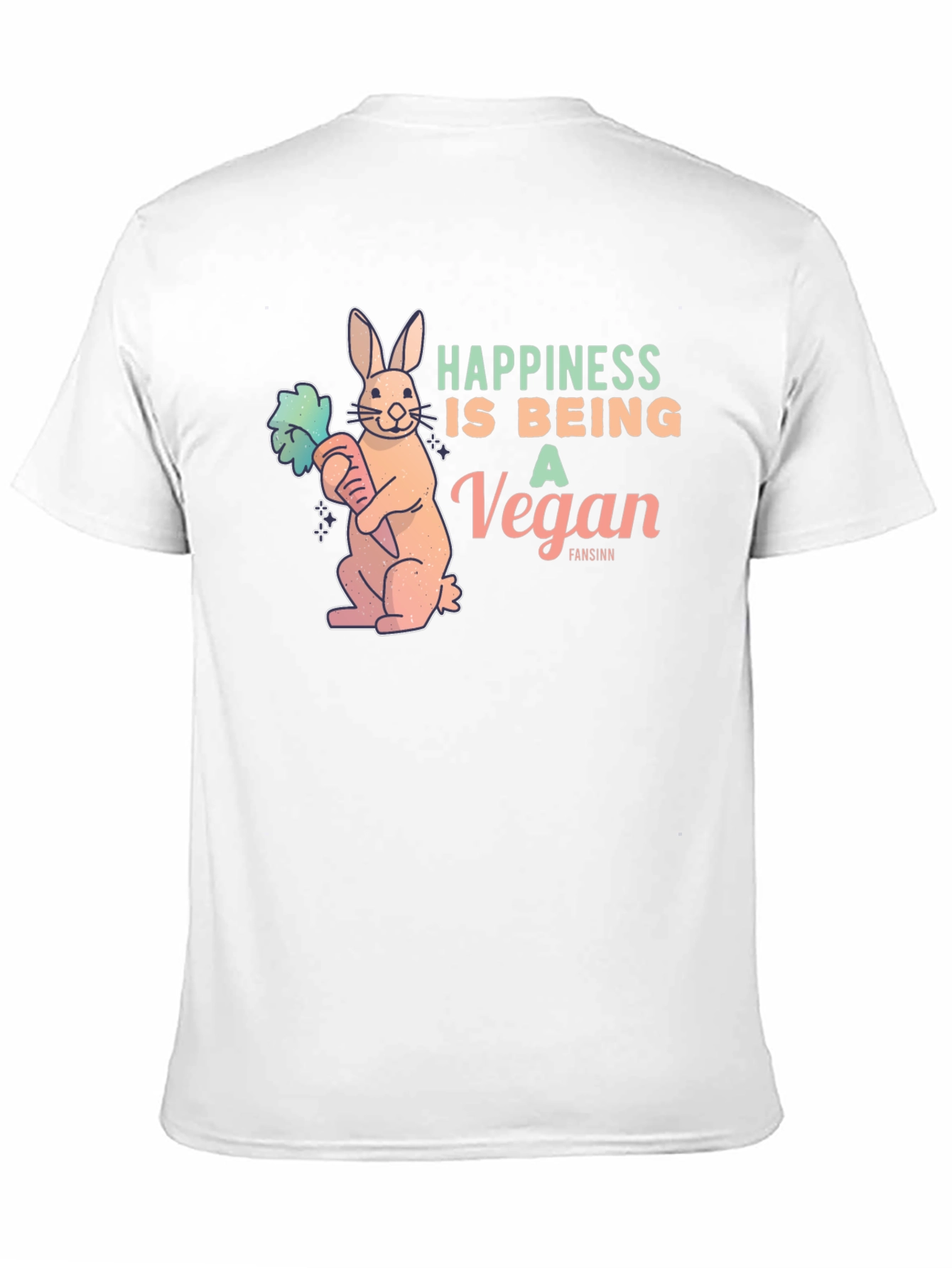 Vegan Rabbit Graphic T-Shirt
