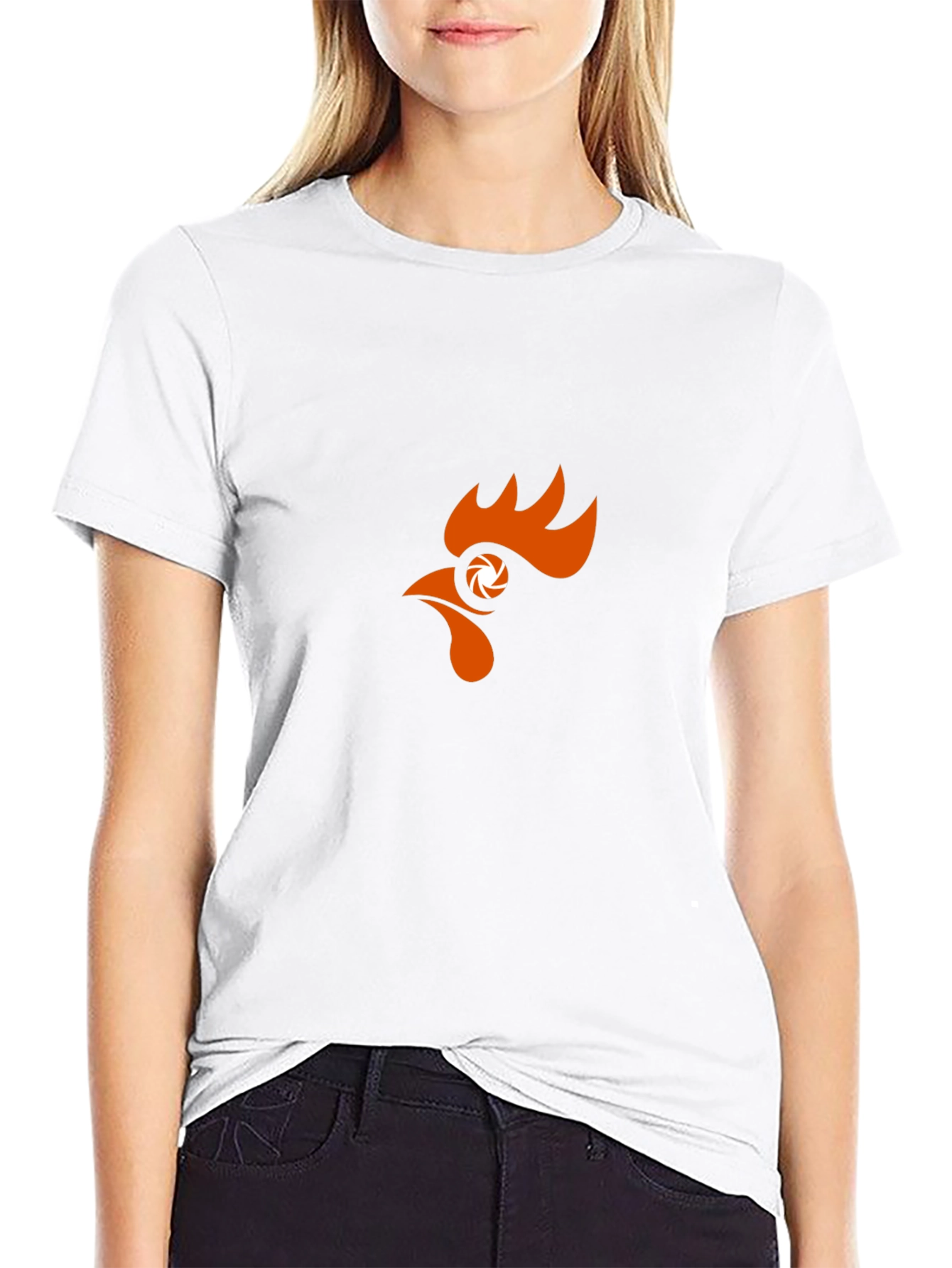 Cool Chicken Camera Lens T-Shirt