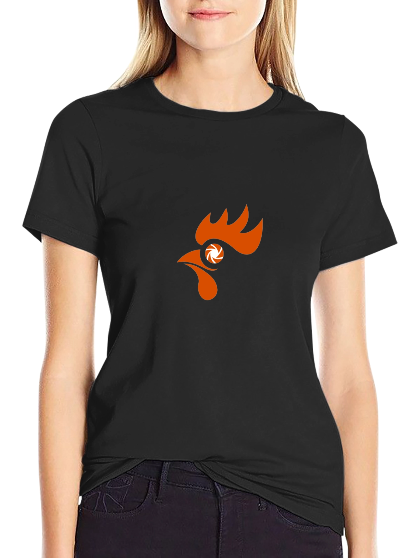 Cool Chicken Camera Lens T-Shirt