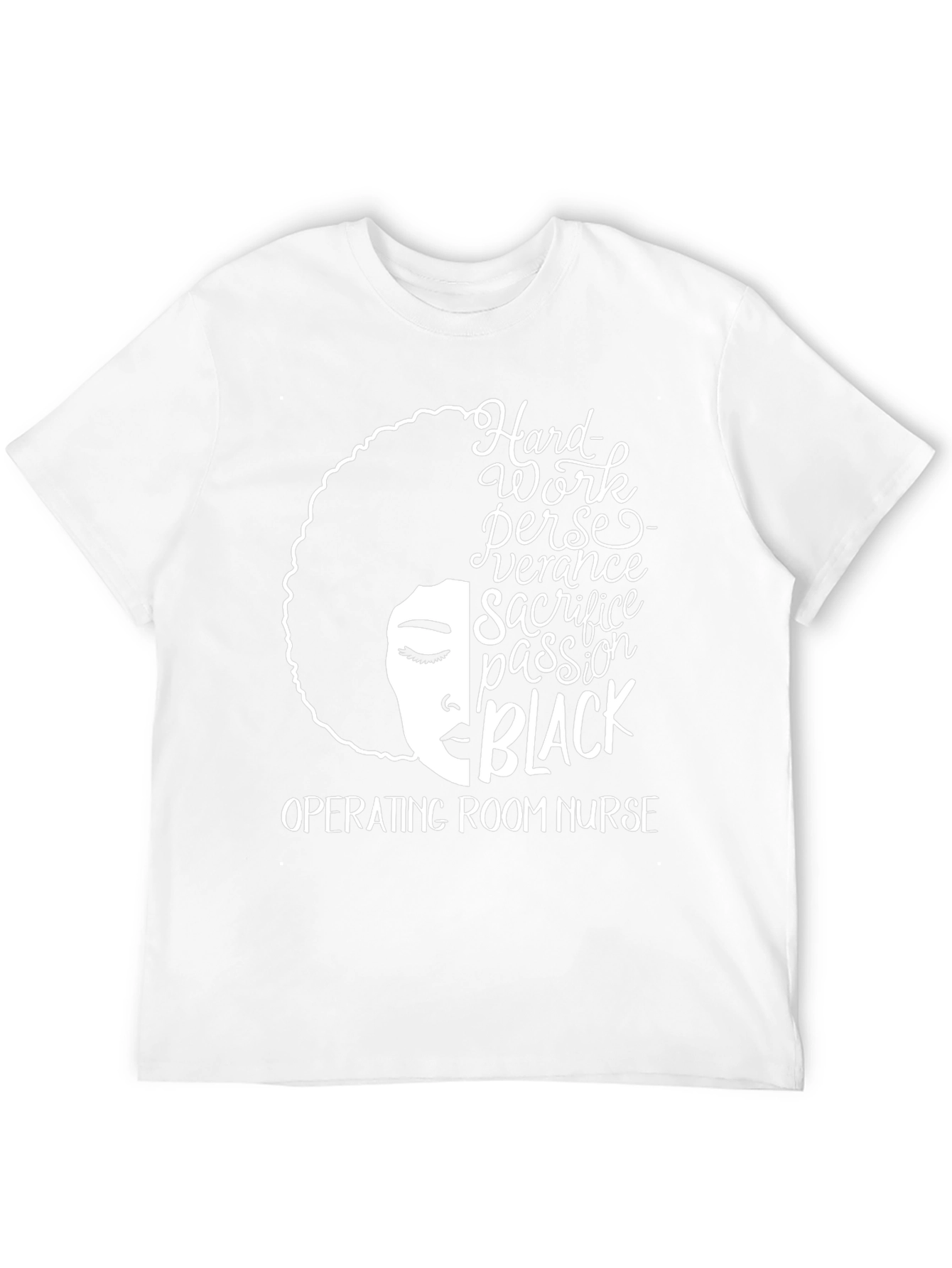 Black Operating Room Nurse Graphic T-Shirt