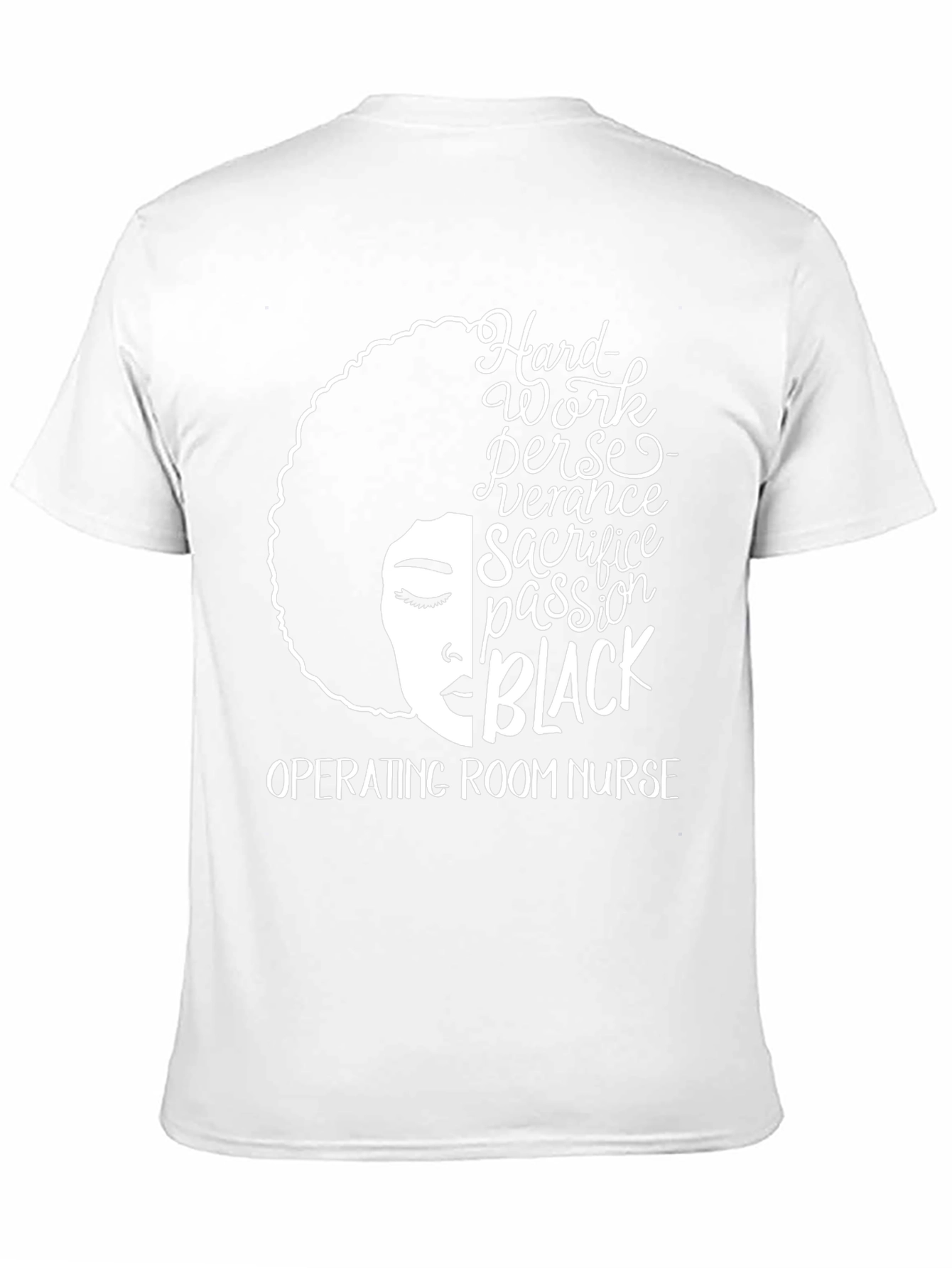 Black Operating Room Nurse Graphic T-Shirt