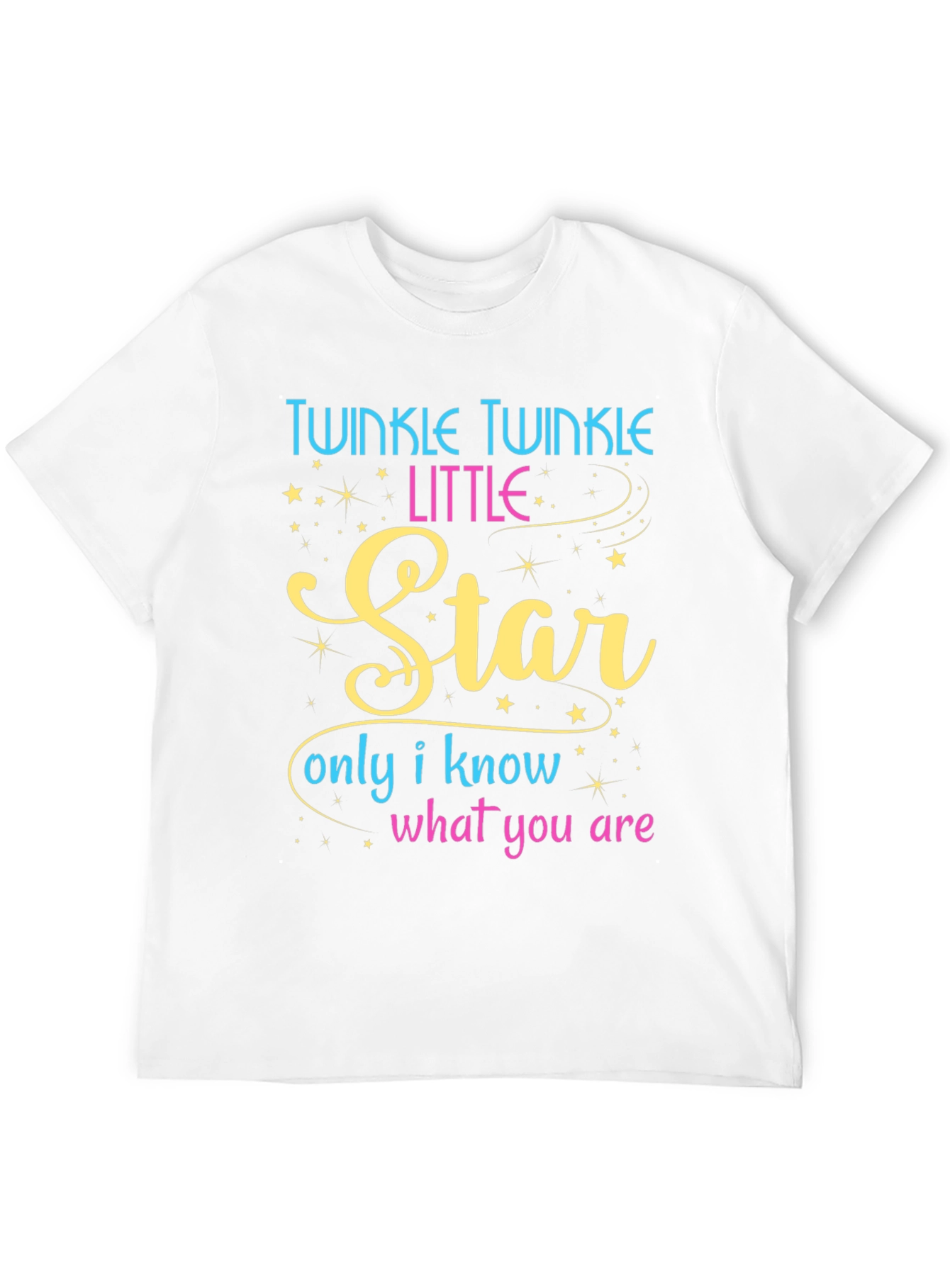 Twinkle Little Star Black T-Shirt