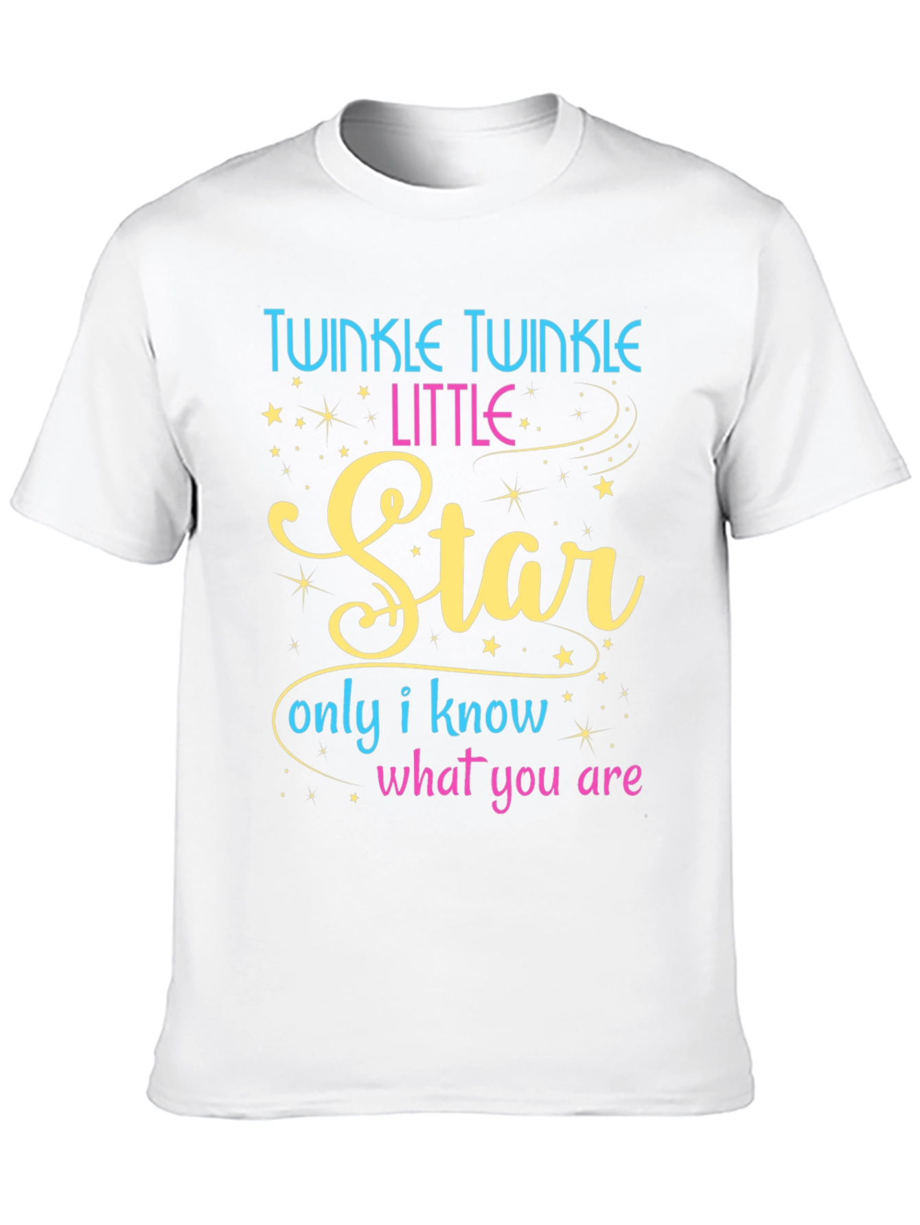 Twinkle Little Star Black T-Shirt