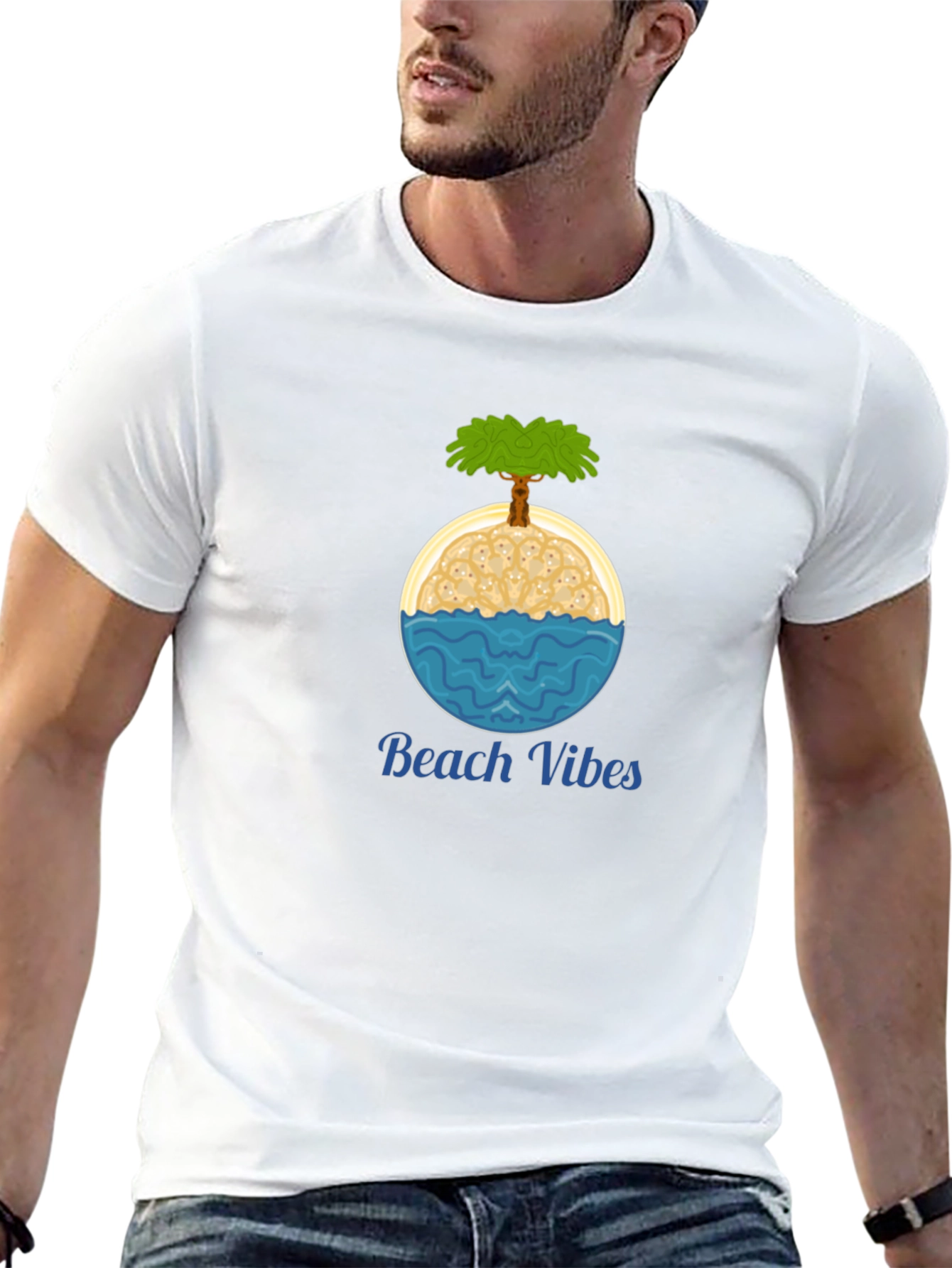 Beach Vibes T-Shirt - Island Graphic Tee