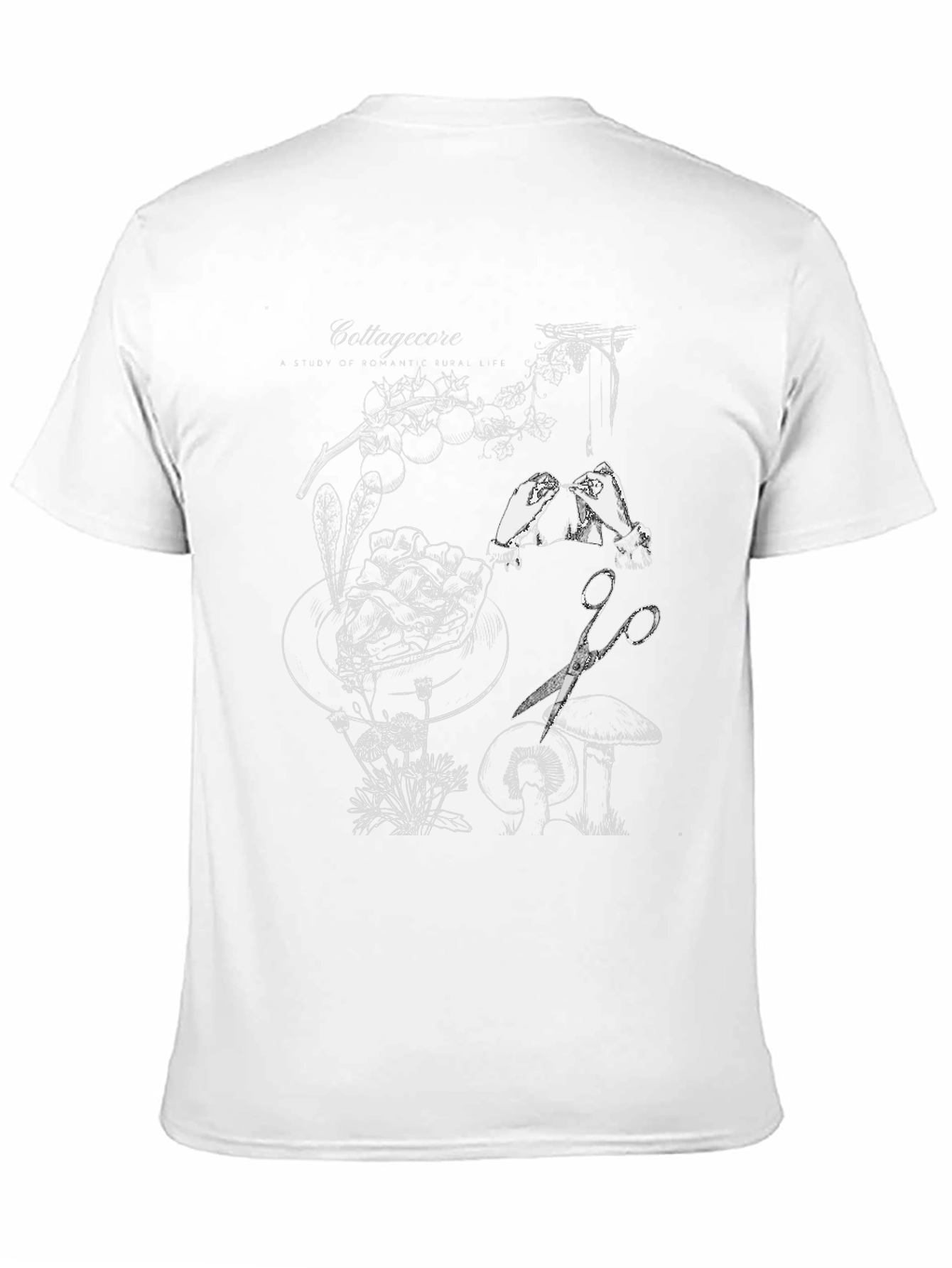 Artistic Collagecore T-Shirt - Black