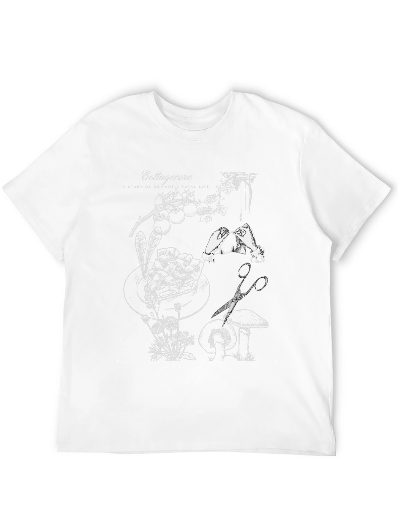 Artistic Collagecore T-Shirt - Black