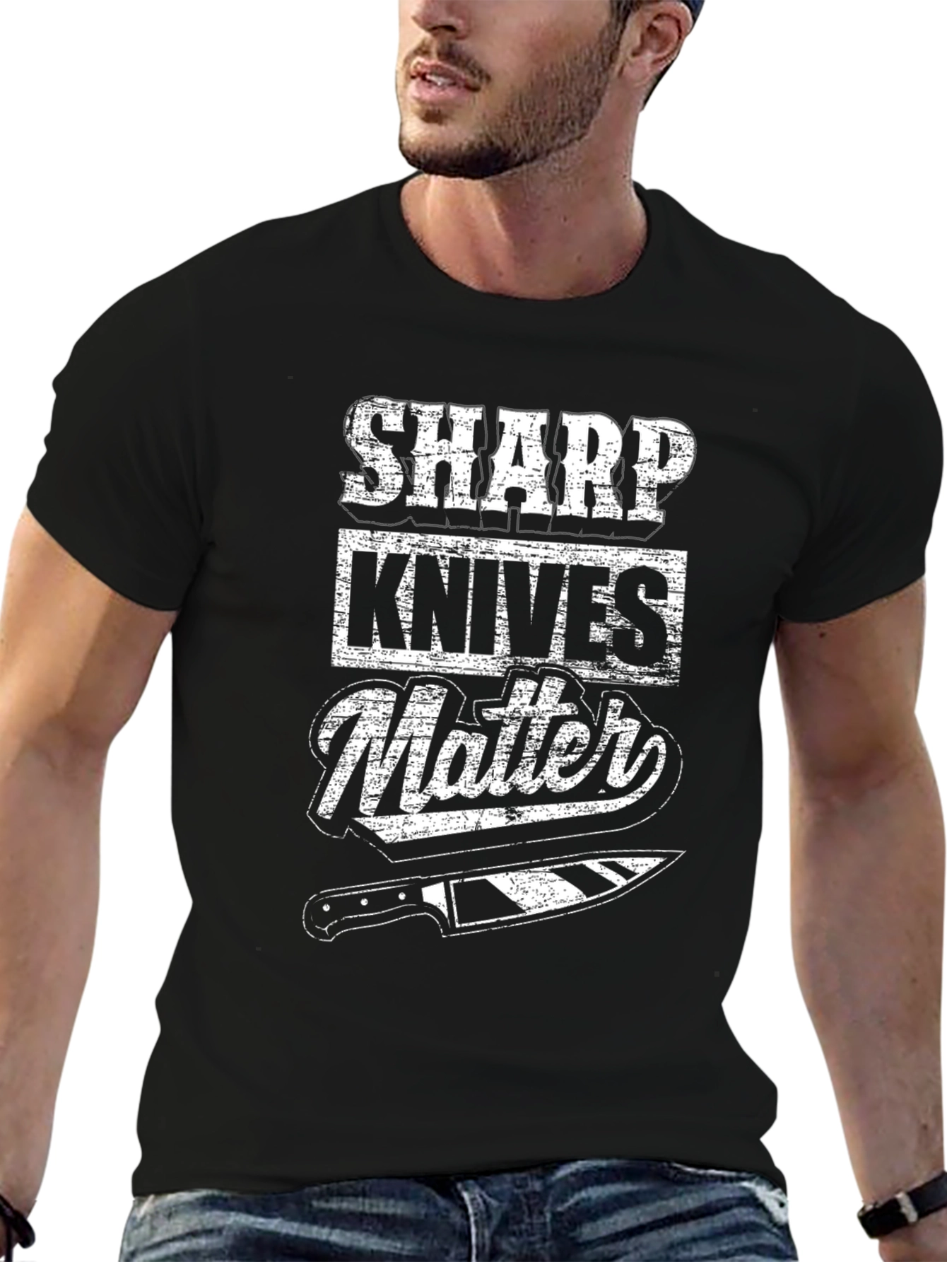 Sharp Knives Matter Chef T-Shirt