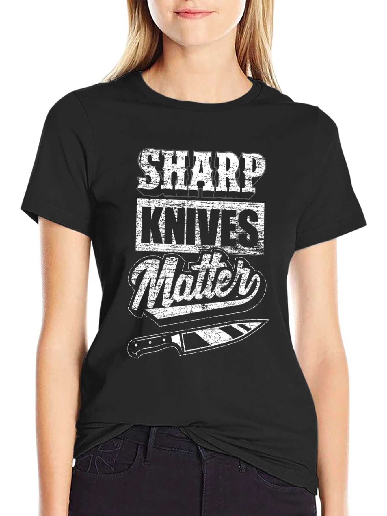 Sharp Knives Matter Chef T-Shirt