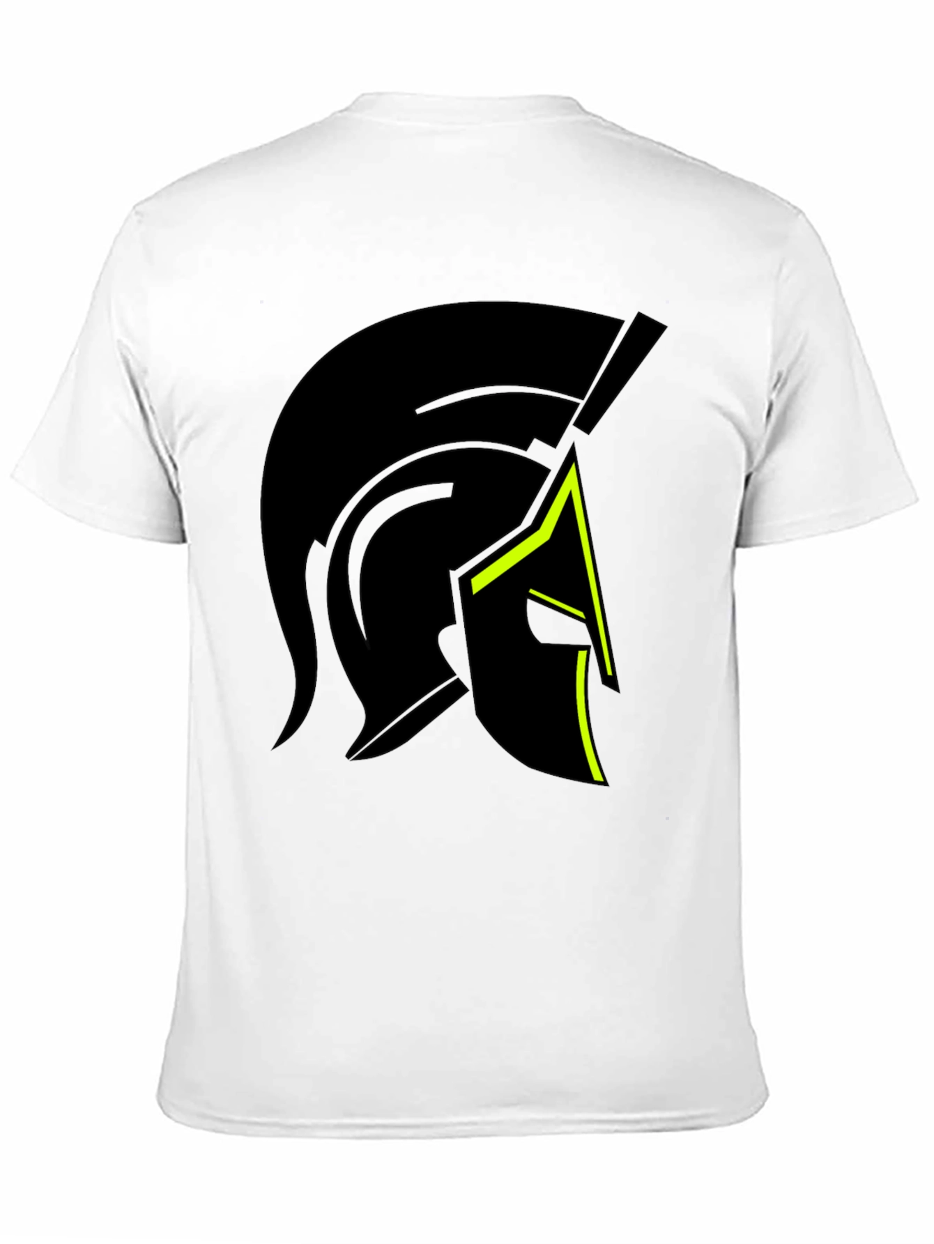Spartan Helmet Graphic Black T-Shirt