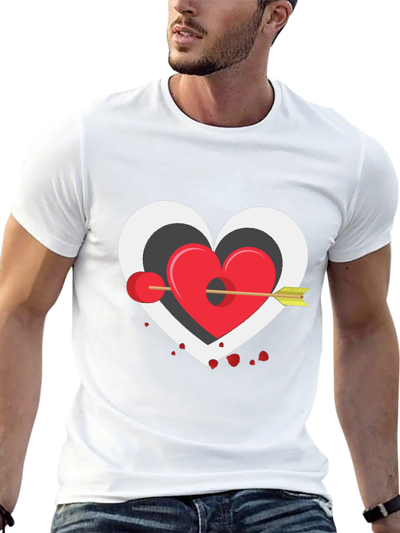 Heart Target T-Shirt - Cupids Aim