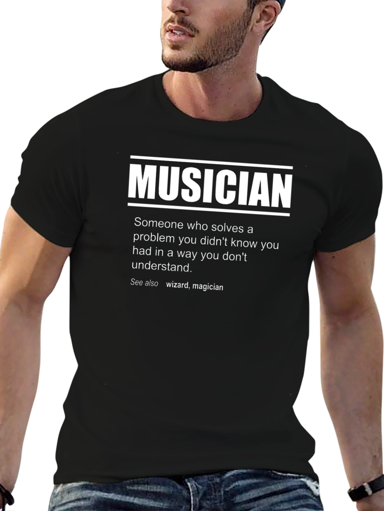 Musician Definition T-Shirt - Funny Music Lover Tee