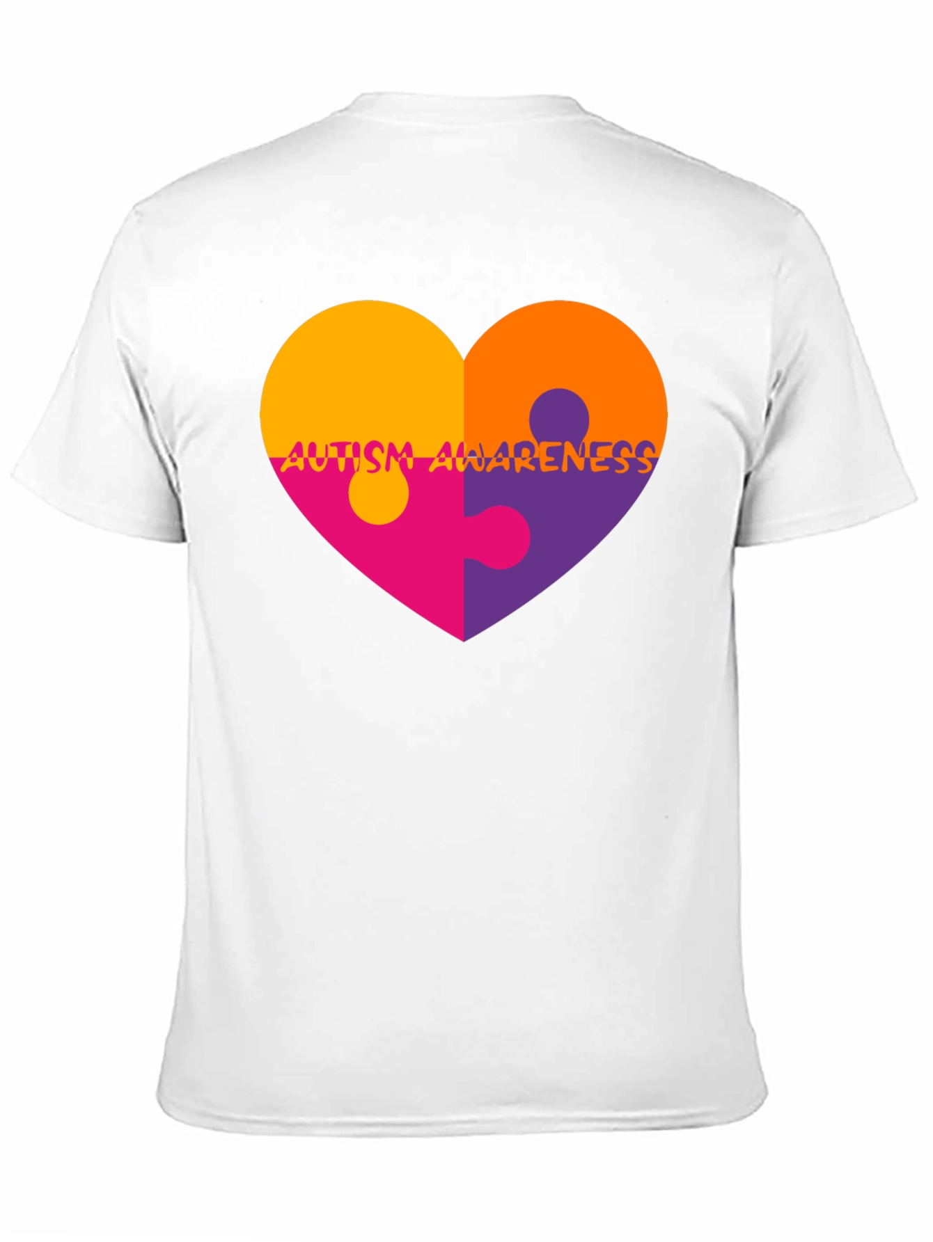 Autism Awareness Heart Puzzle T-Shirt