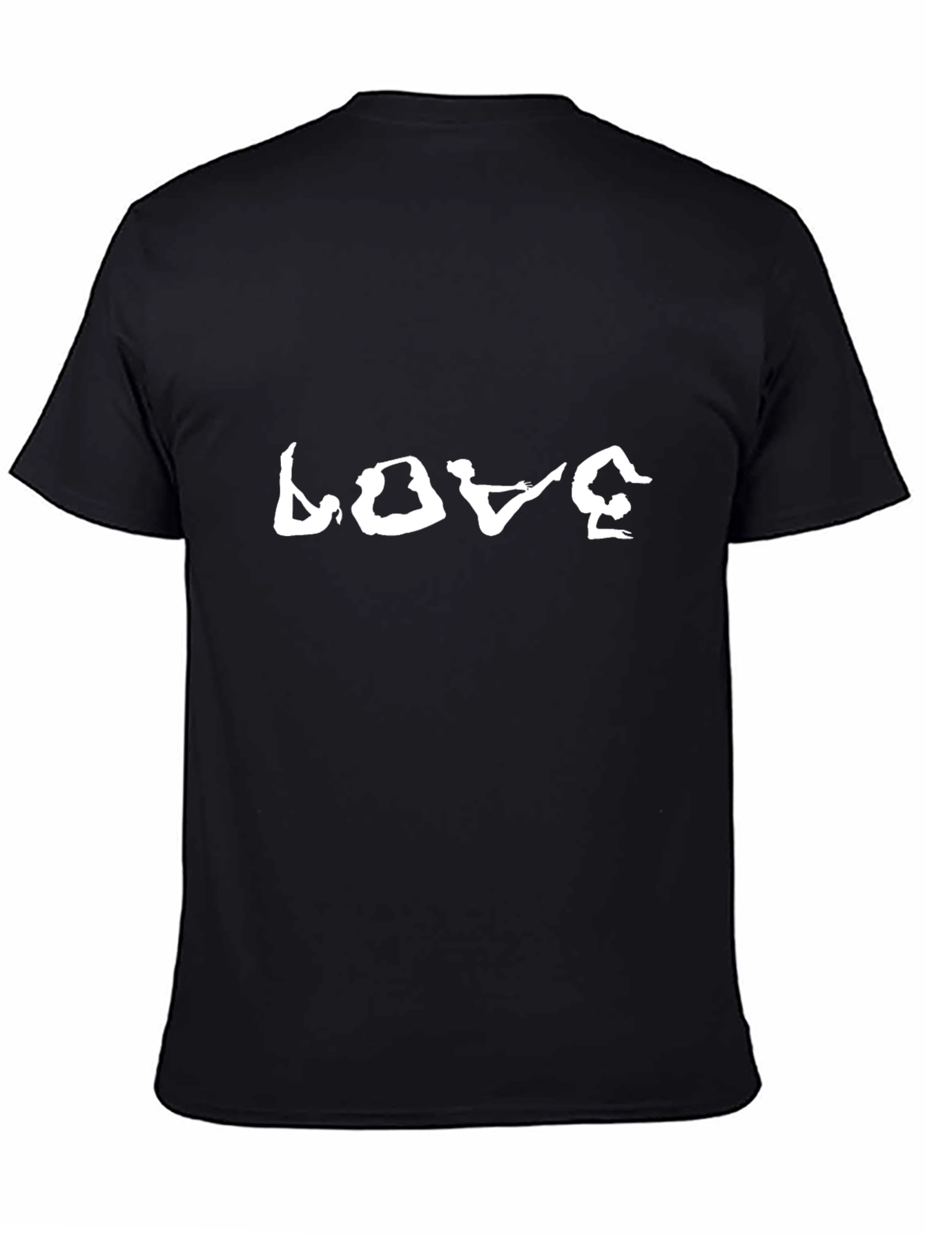 Yoga LOVE Graphic Tee - Black