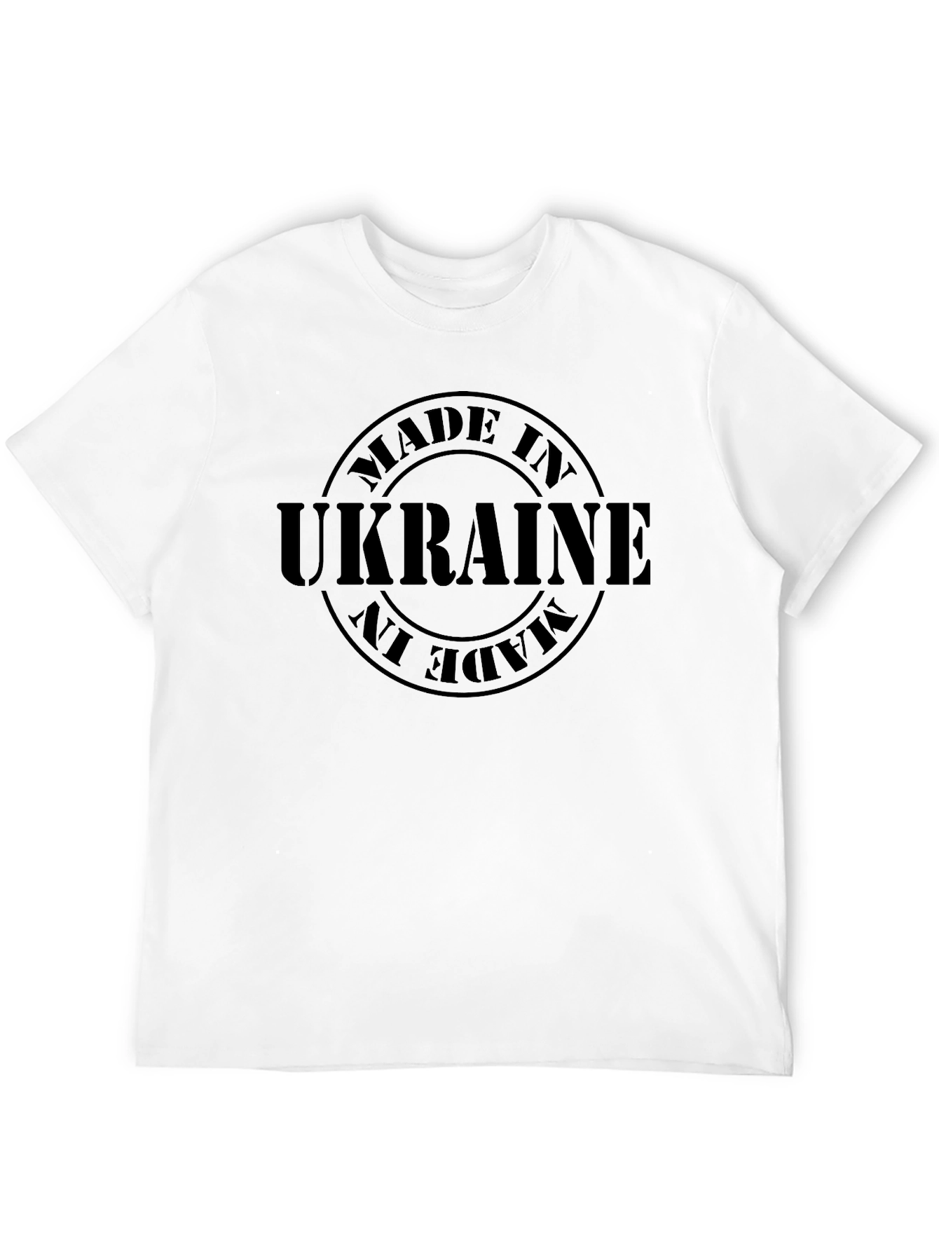 Made in Ukraine T-Shirt - Solid Black