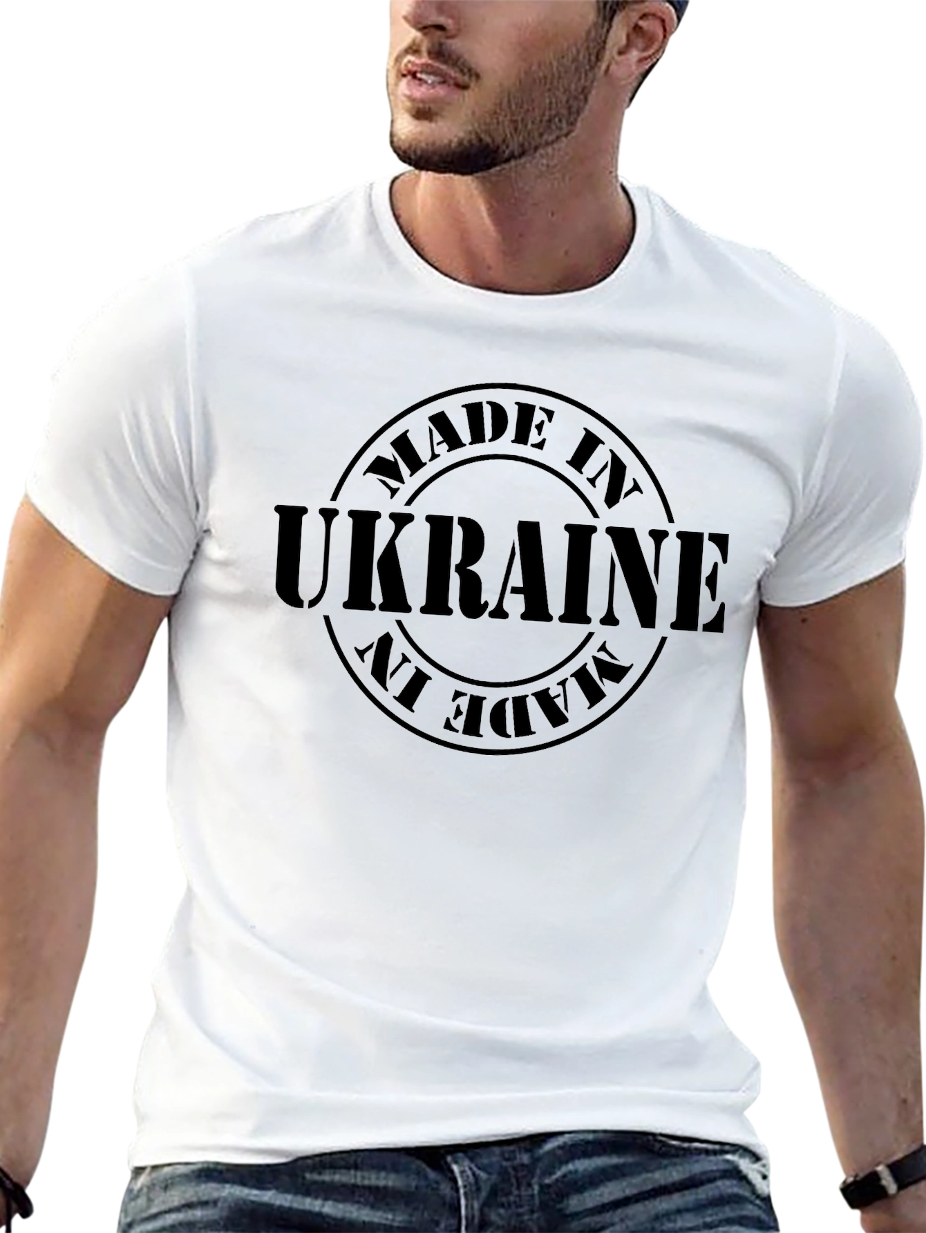 Made in Ukraine T-Shirt - Solid Black
