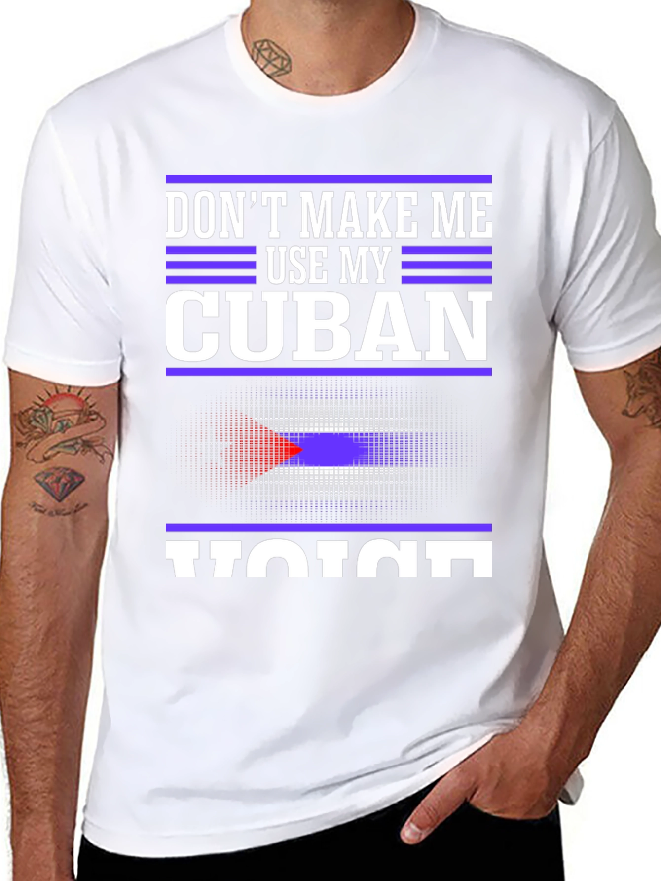 Dont Make Me Use My Cuban Voice T-Shirt