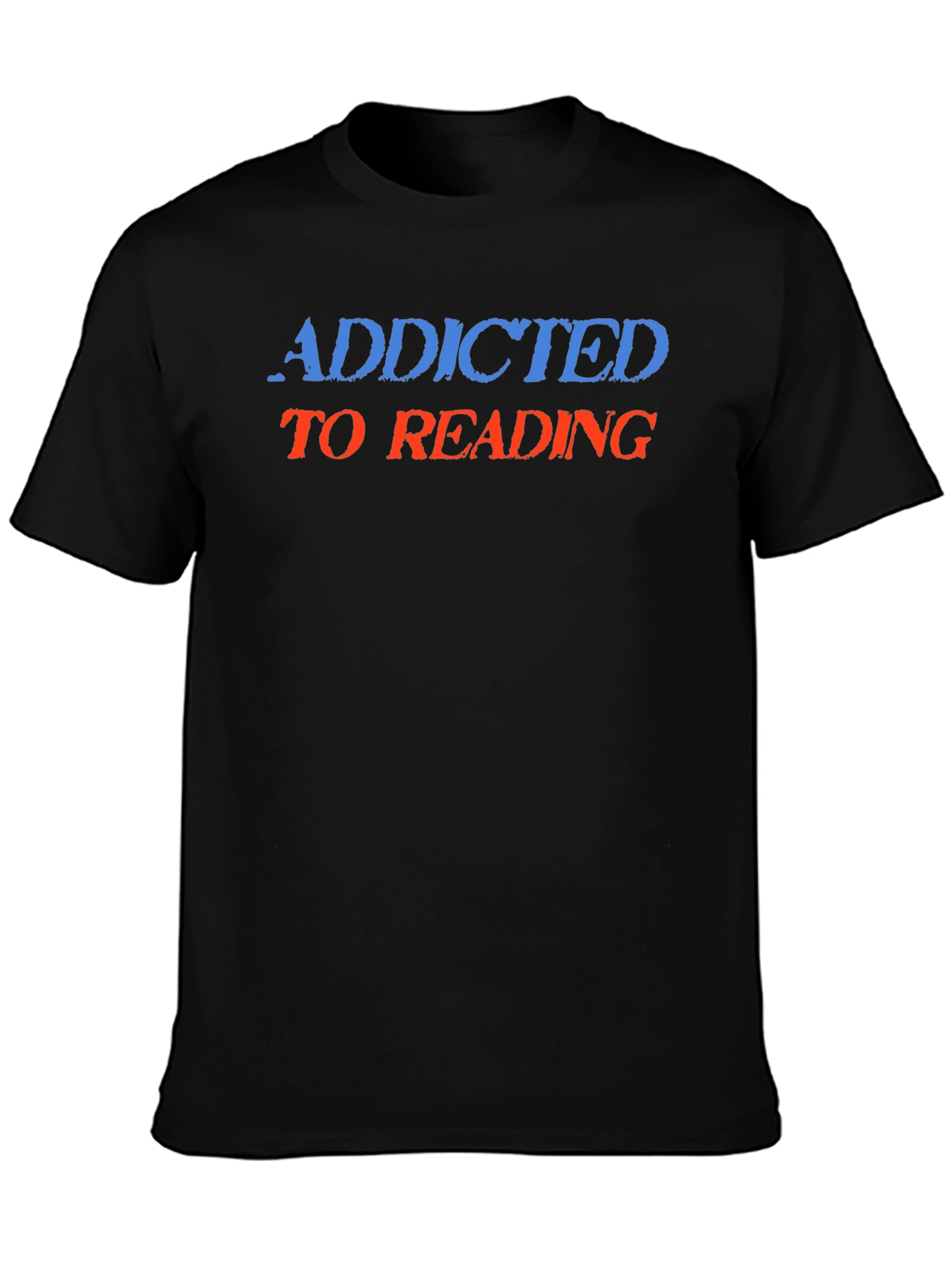 Addicted to Reading Black T-Shirt