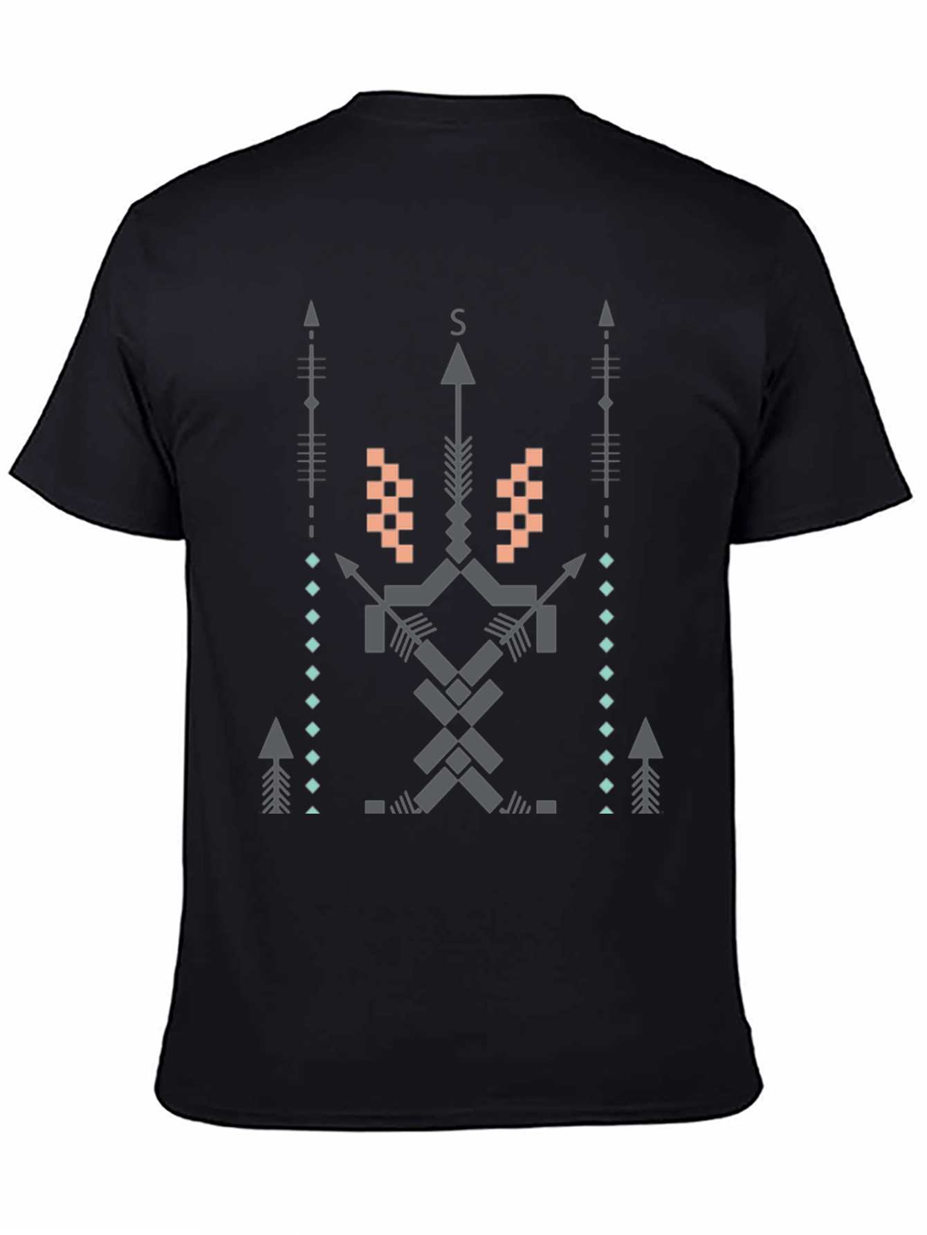 Geometric Arrow T-Shirt - Modern Tribal Design