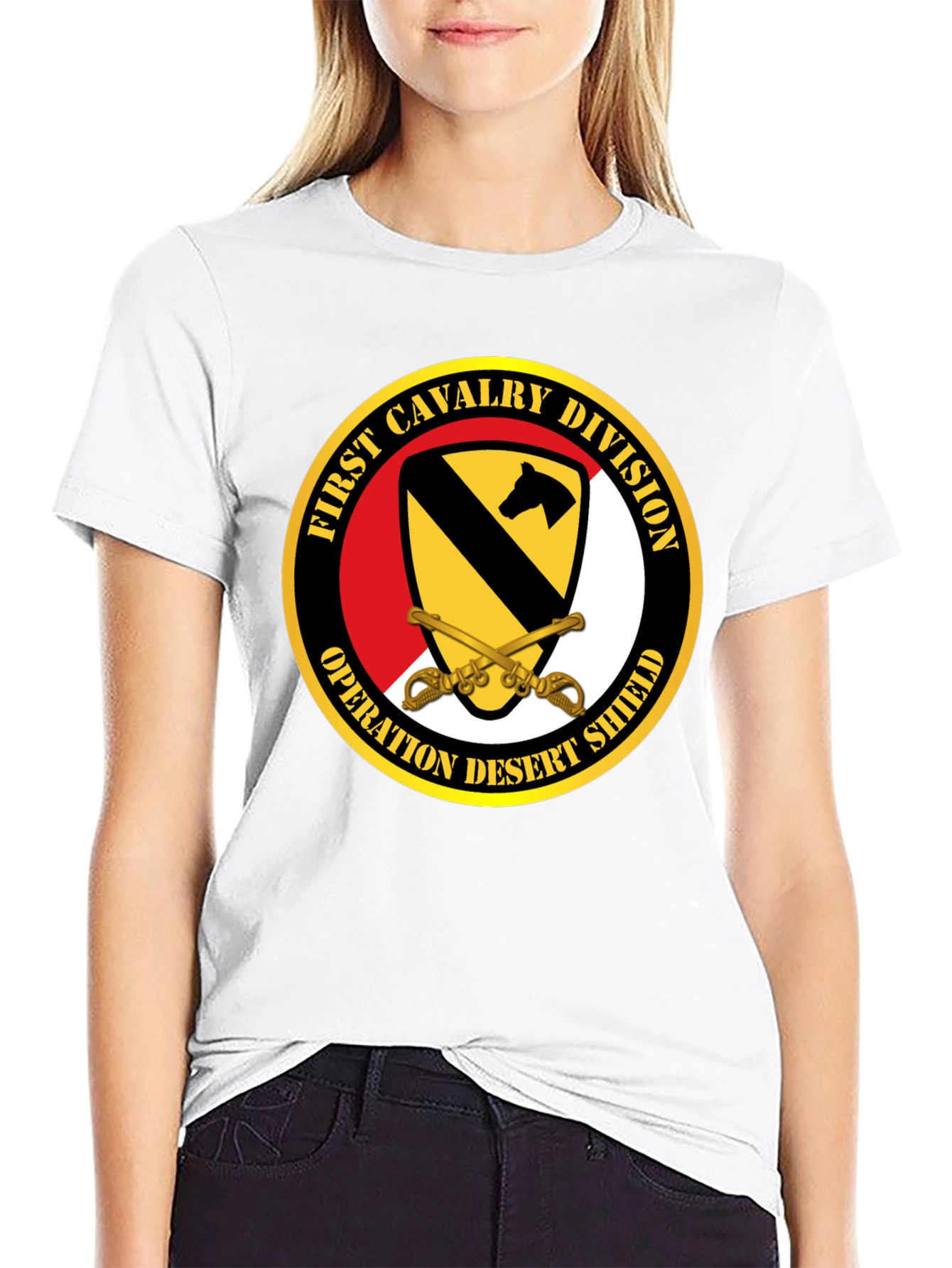 First Cavalry Division Operation Desert Shield T-Shirt