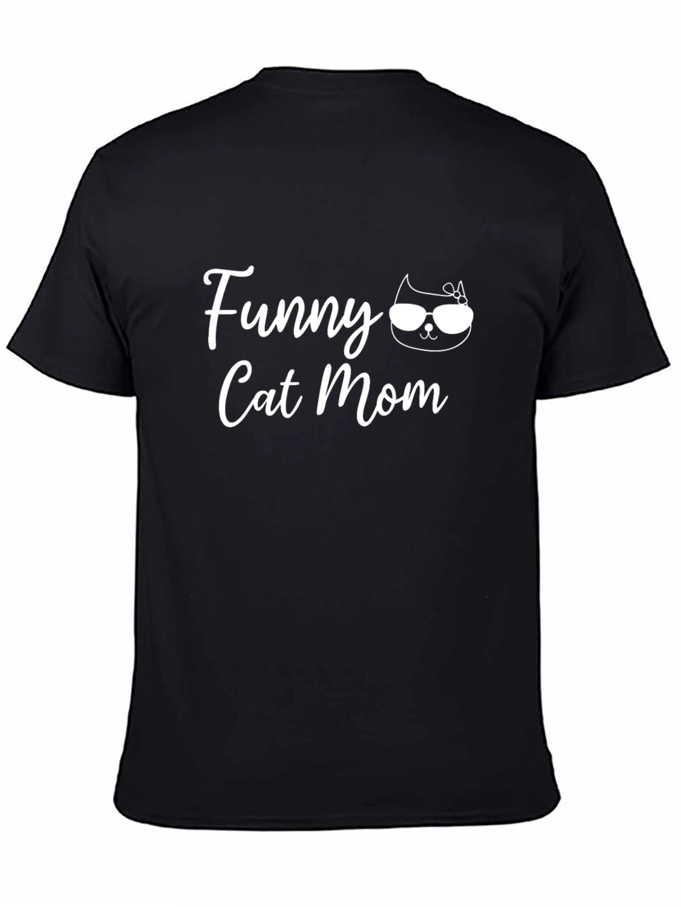Funny Cat Mom Graphic T-Shirt