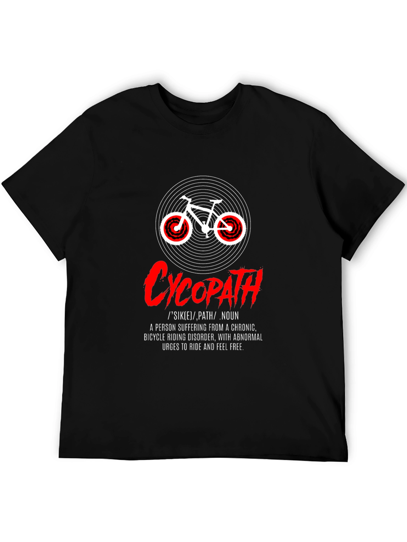 Cycopath Bike T-Shirt: Ride and Feel Free!