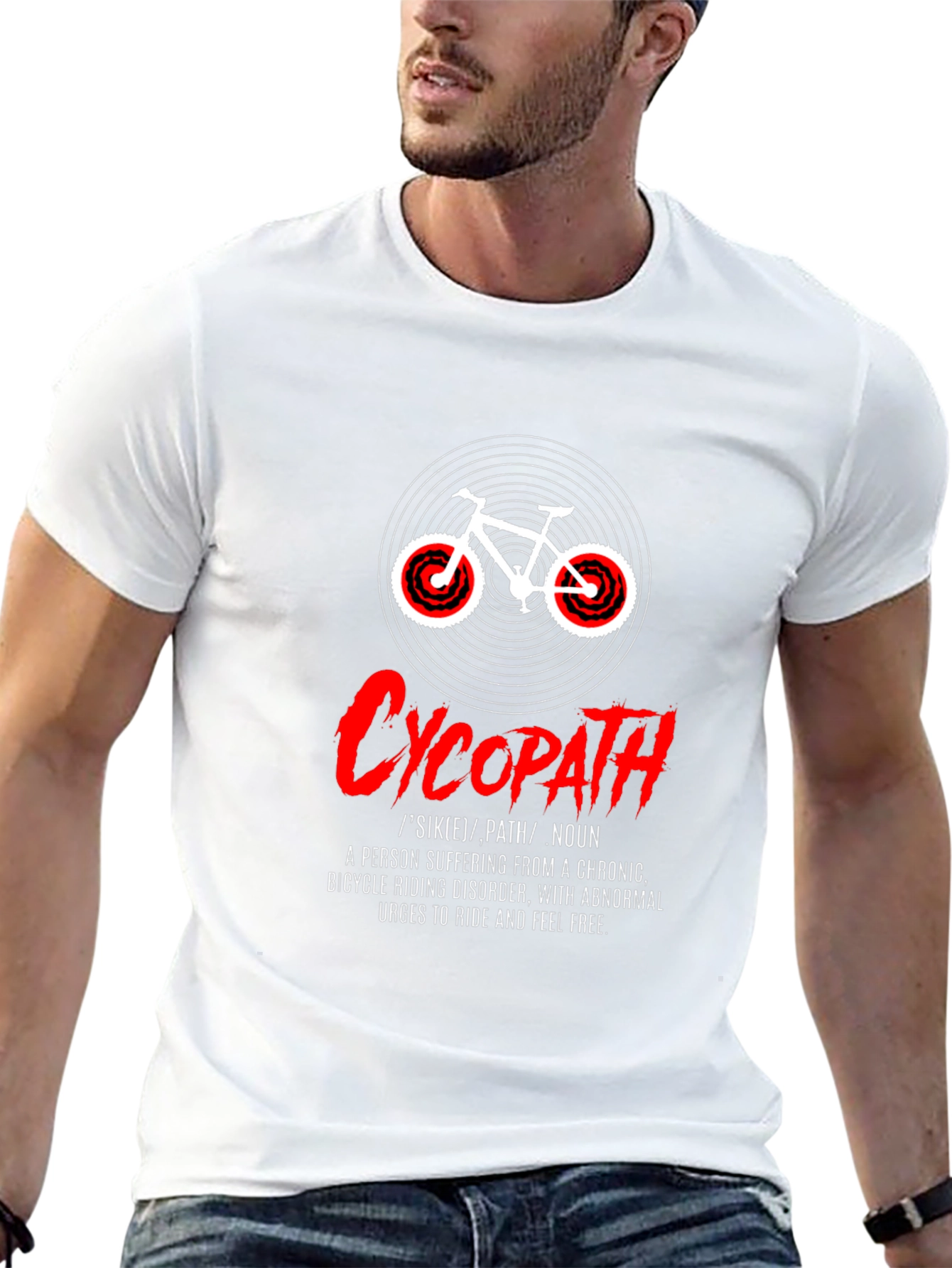 Cycopath Bike T-Shirt: Ride and Feel Free!