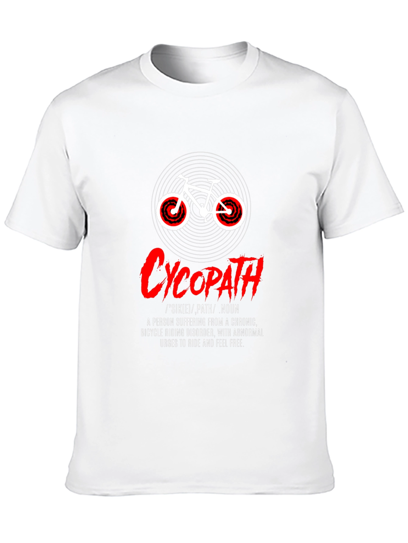 Cycopath Bike T-Shirt: Ride and Feel Free!