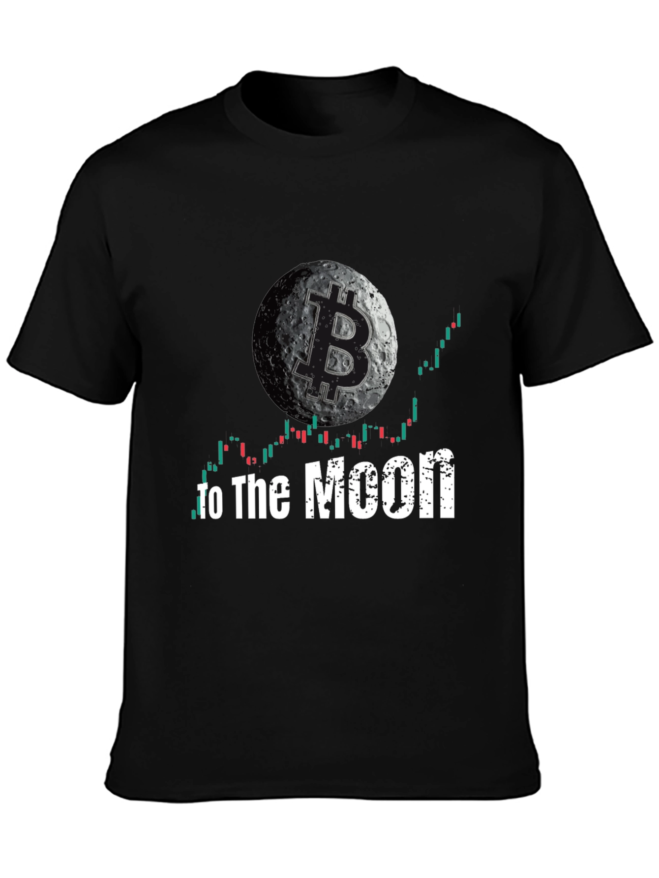 Bitcoin to the Moon T-Shirt - Crypto Trading Tee
