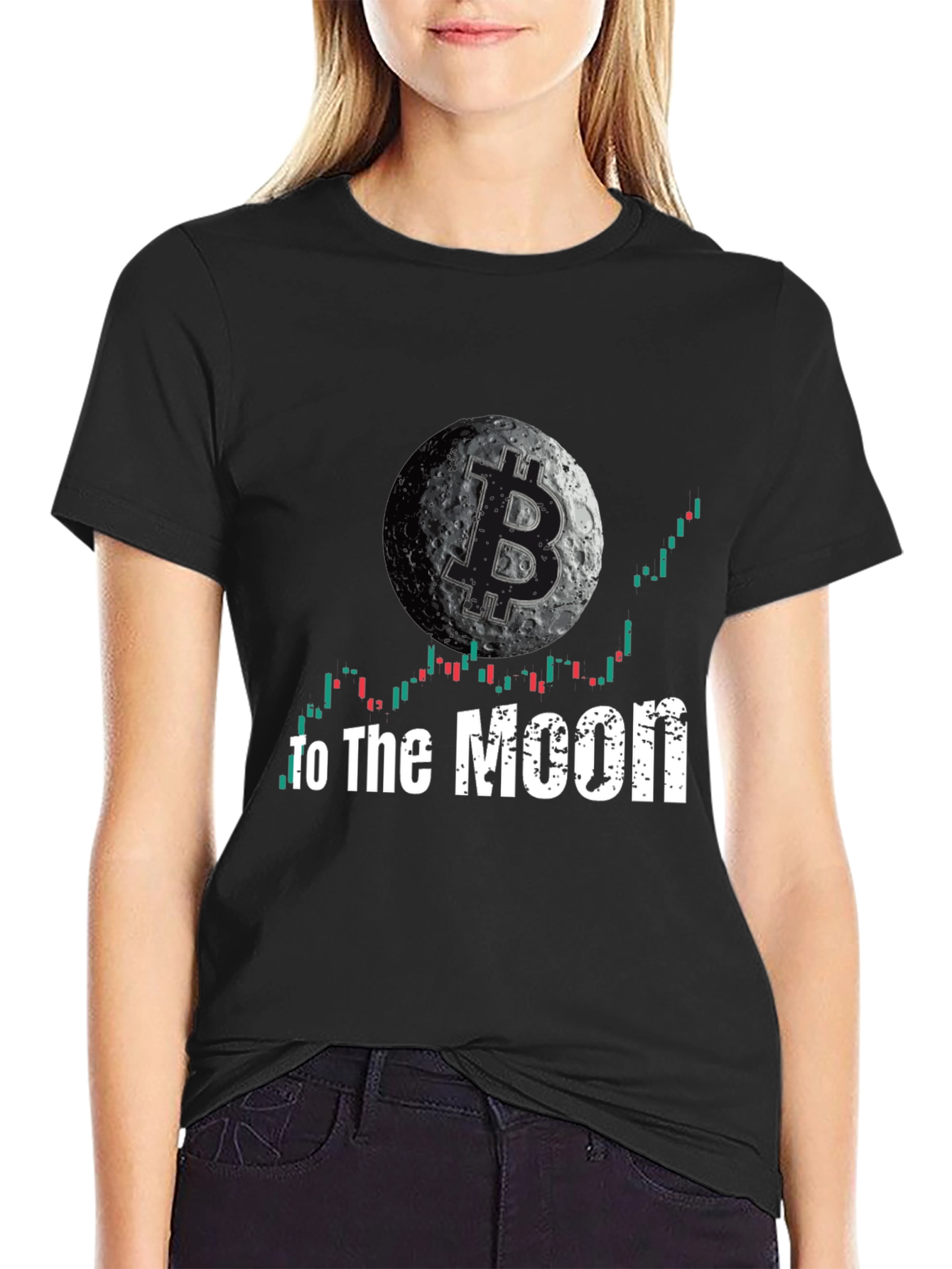 Bitcoin to the Moon T-Shirt - Crypto Trading Tee