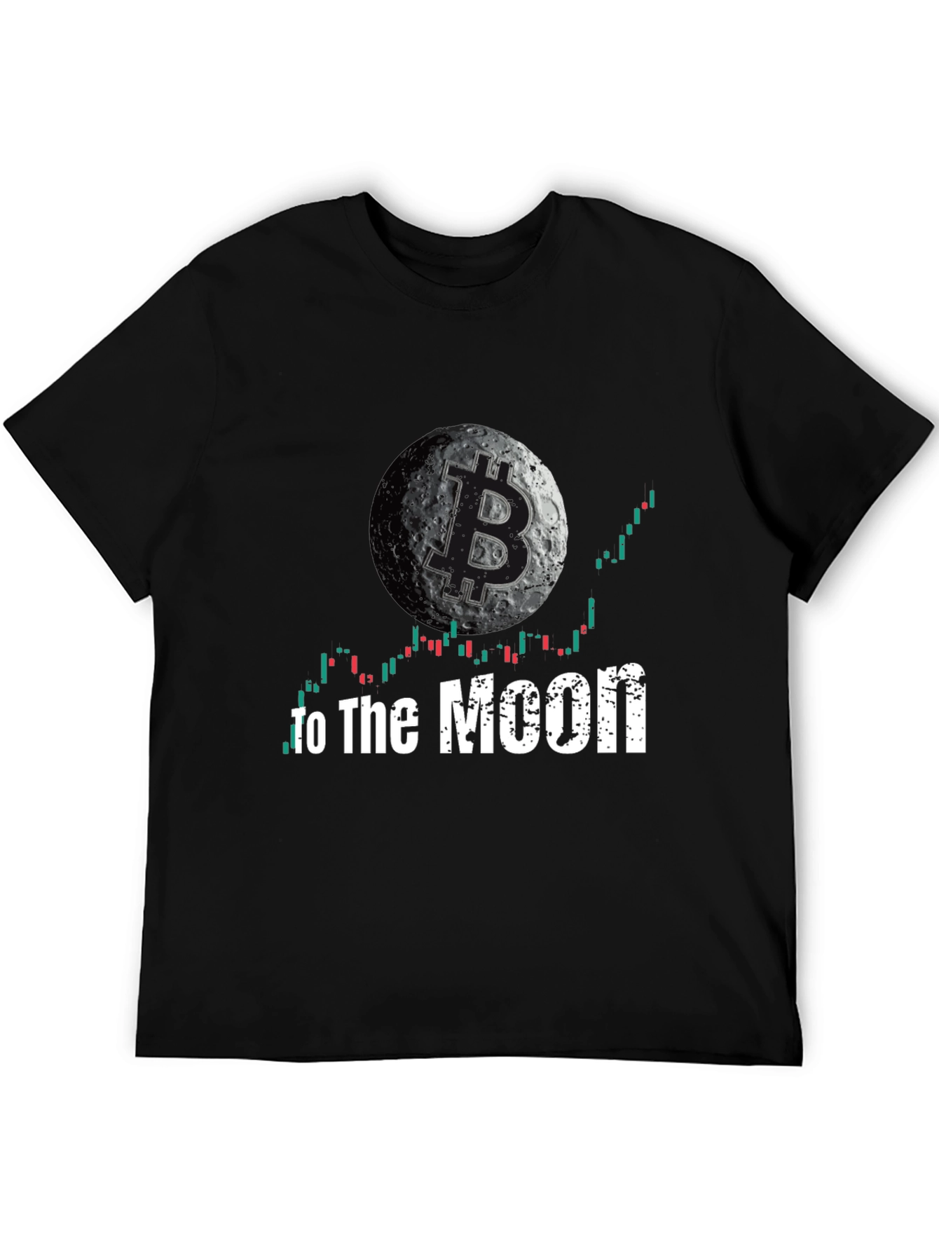 Bitcoin to the Moon T-Shirt - Crypto Trading Tee