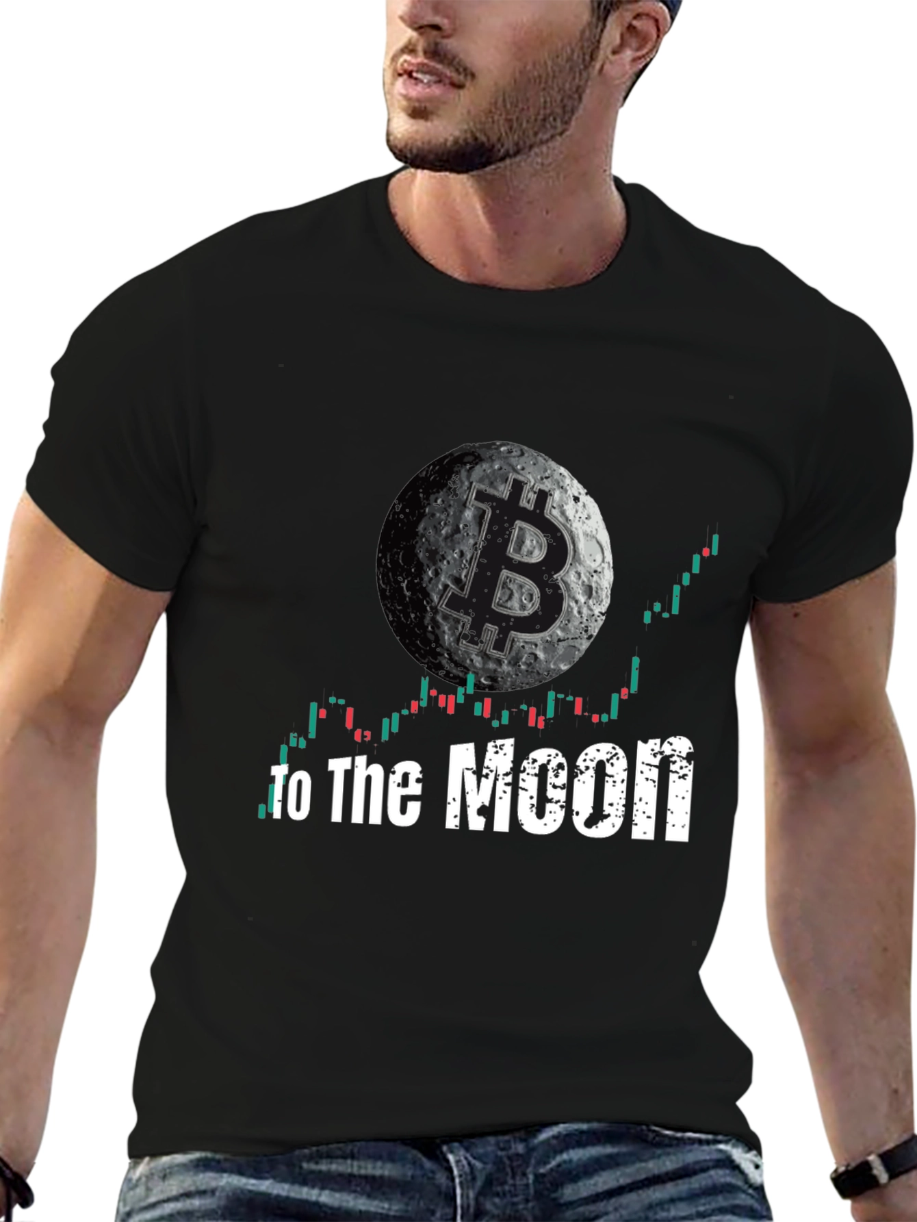 Bitcoin to the Moon T-Shirt - Crypto Trading Tee