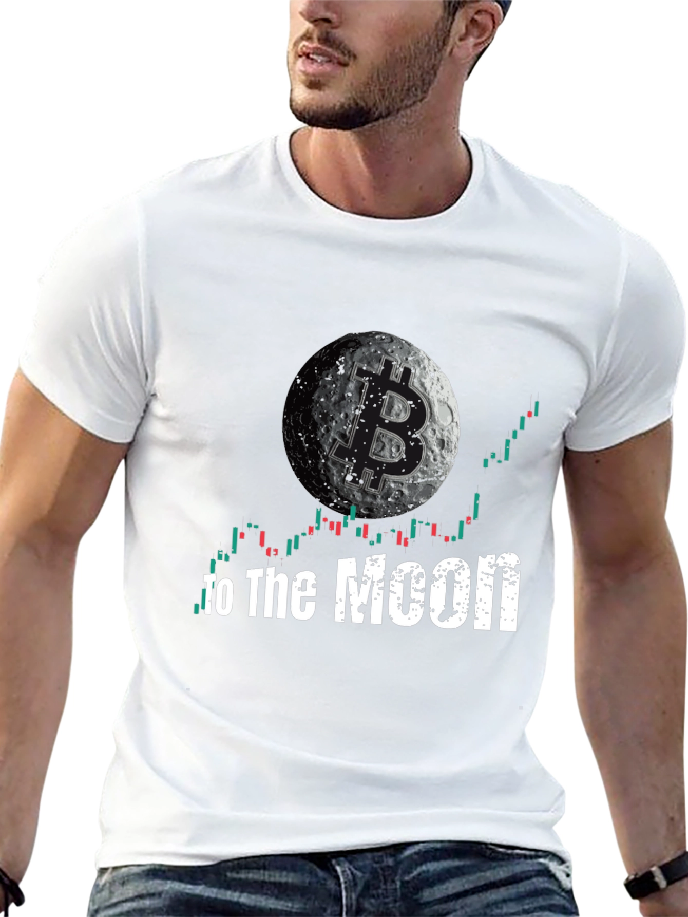 Bitcoin to the Moon T-Shirt - Crypto Trading Tee