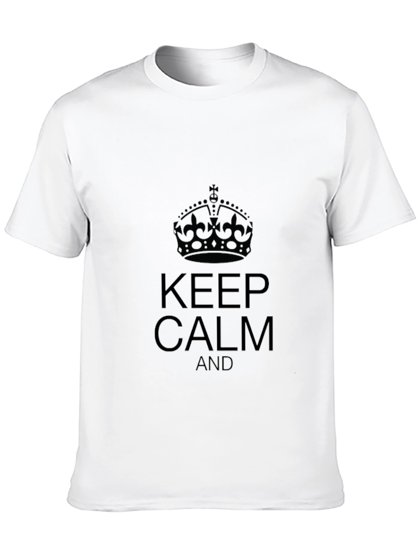 Keep Calm Black T-Shirt