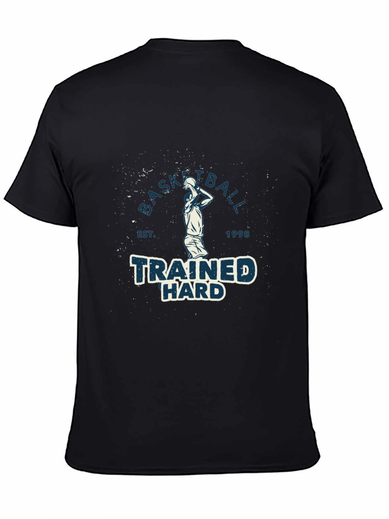 Basketball Trained Hard Graphic T-Shirt