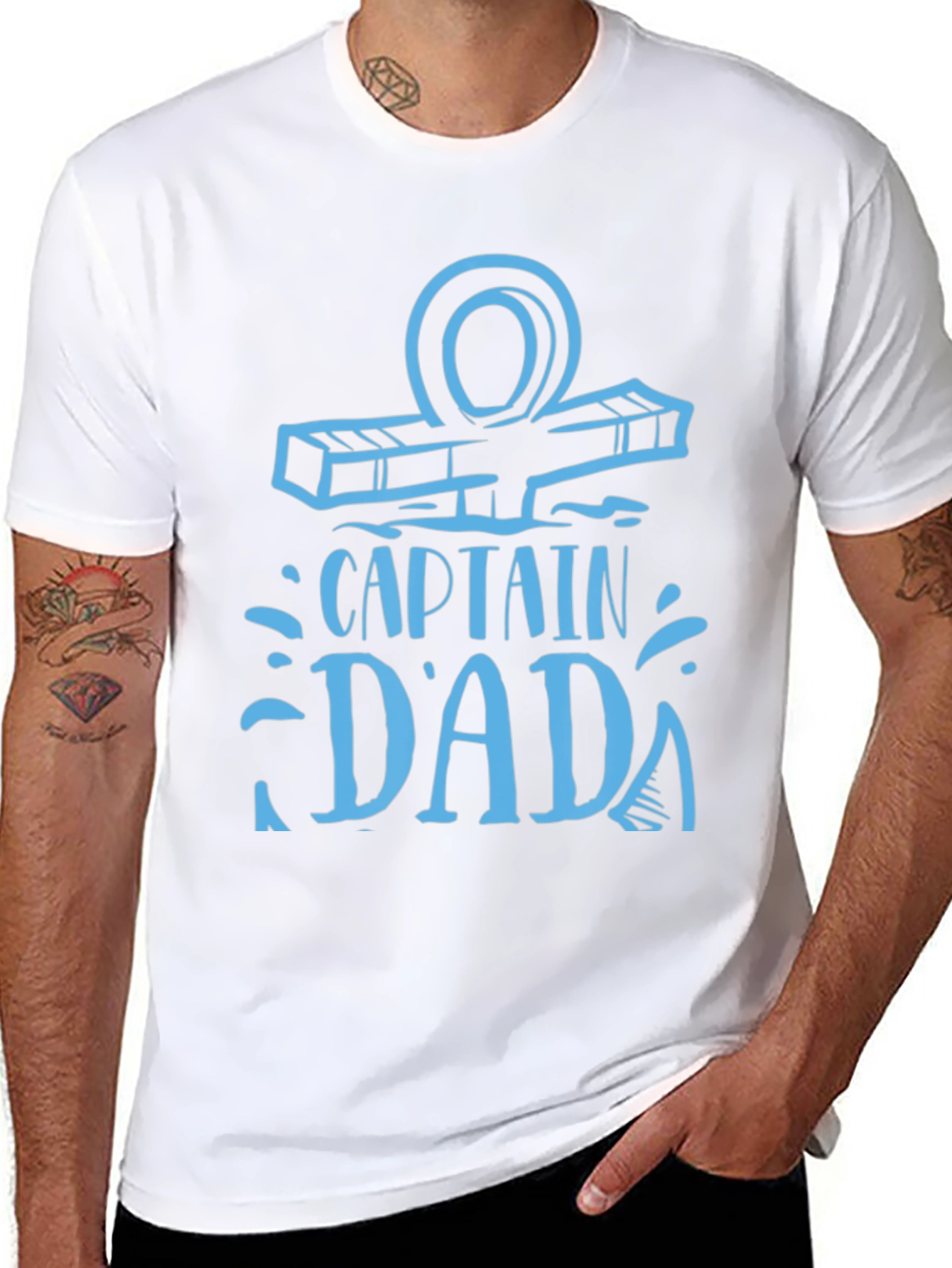 Captain Dada Black Graphic Tee