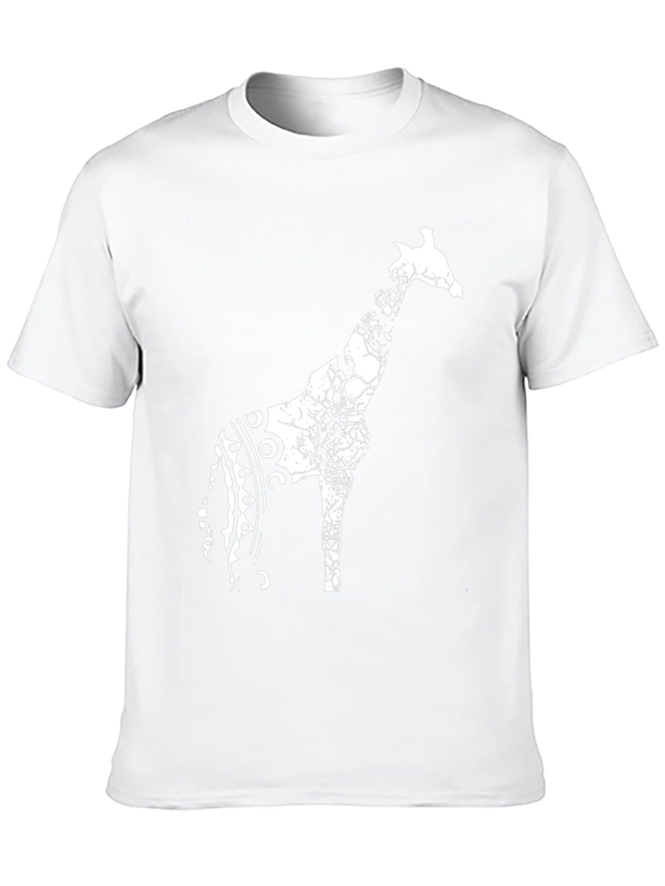 Giraffe Graphic Black T-Shirt