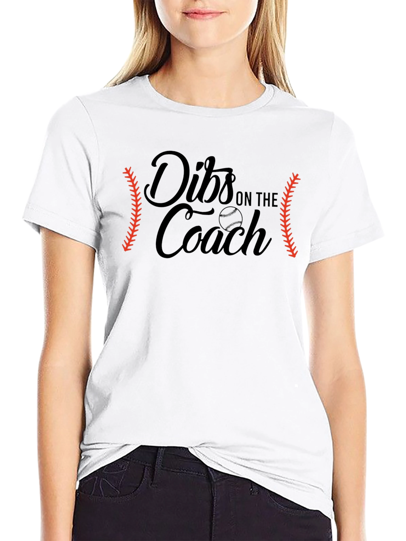 Dibs on the Coach T-Shirt - Baseball Mom Tee
