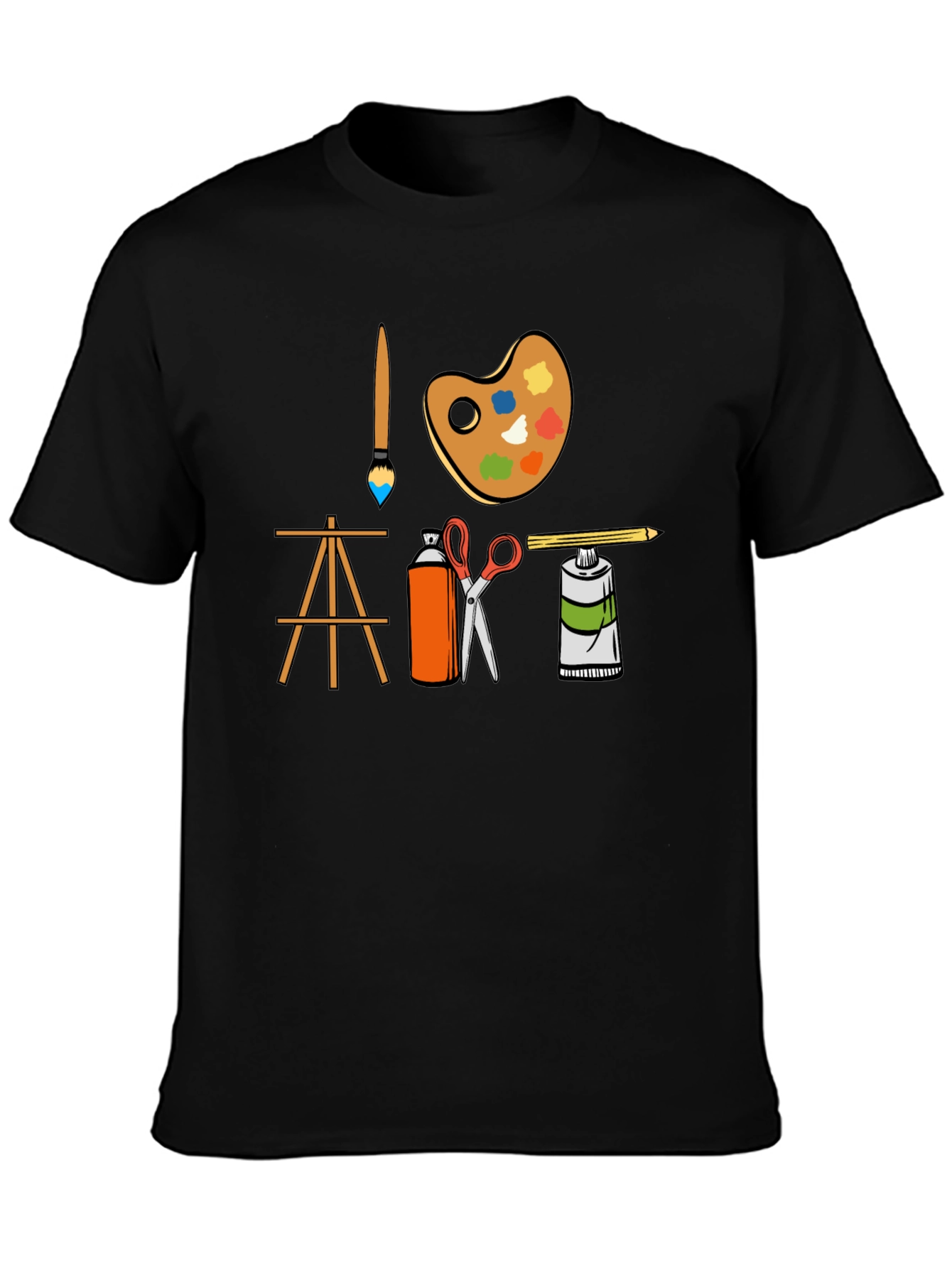 Artists Tools Graphic T-Shirt - Creative Arts Design