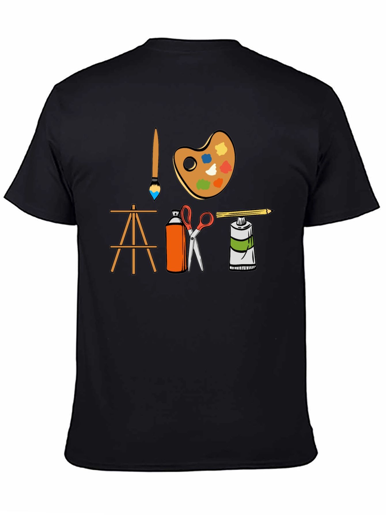 Artists Tools Graphic T-Shirt - Creative Arts Design